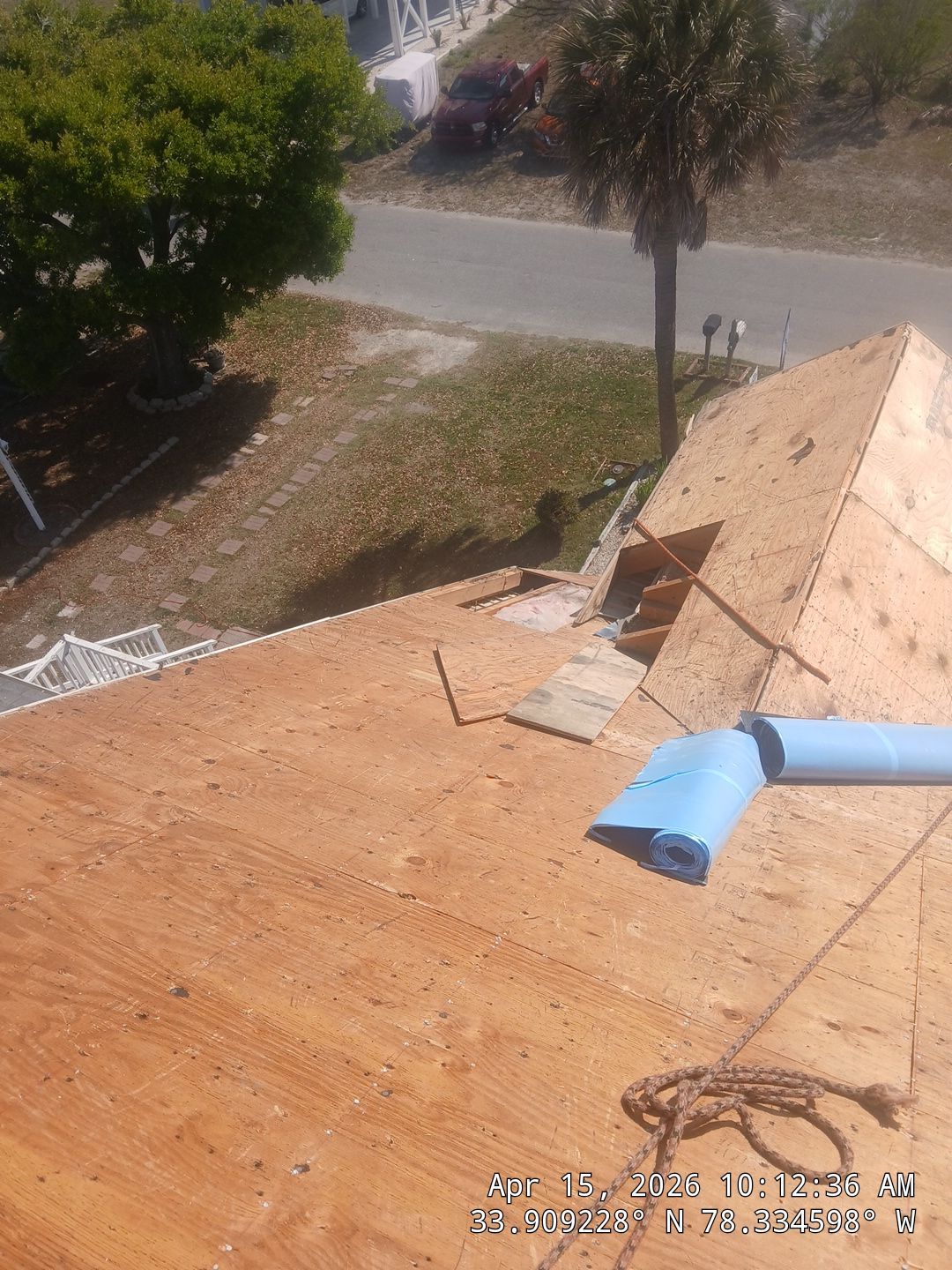 Completed Roof Replacement in Holden Beach, NC by Local Roofing Contractor Near Me by RGR Construction and Roofing, LLC