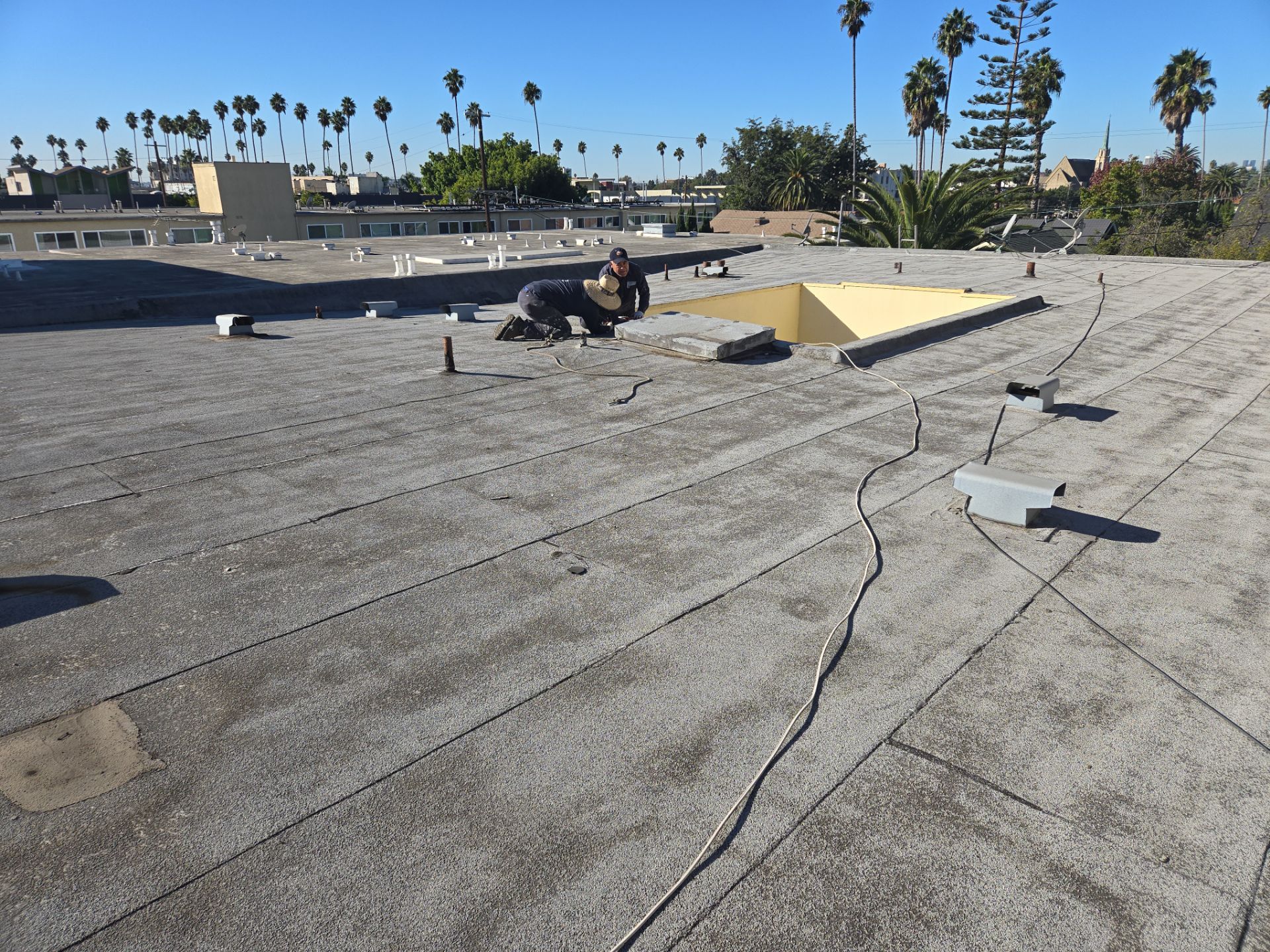 Commercial Silicone Roof System using American Standard Silicone System by Hull Brothers Roofing