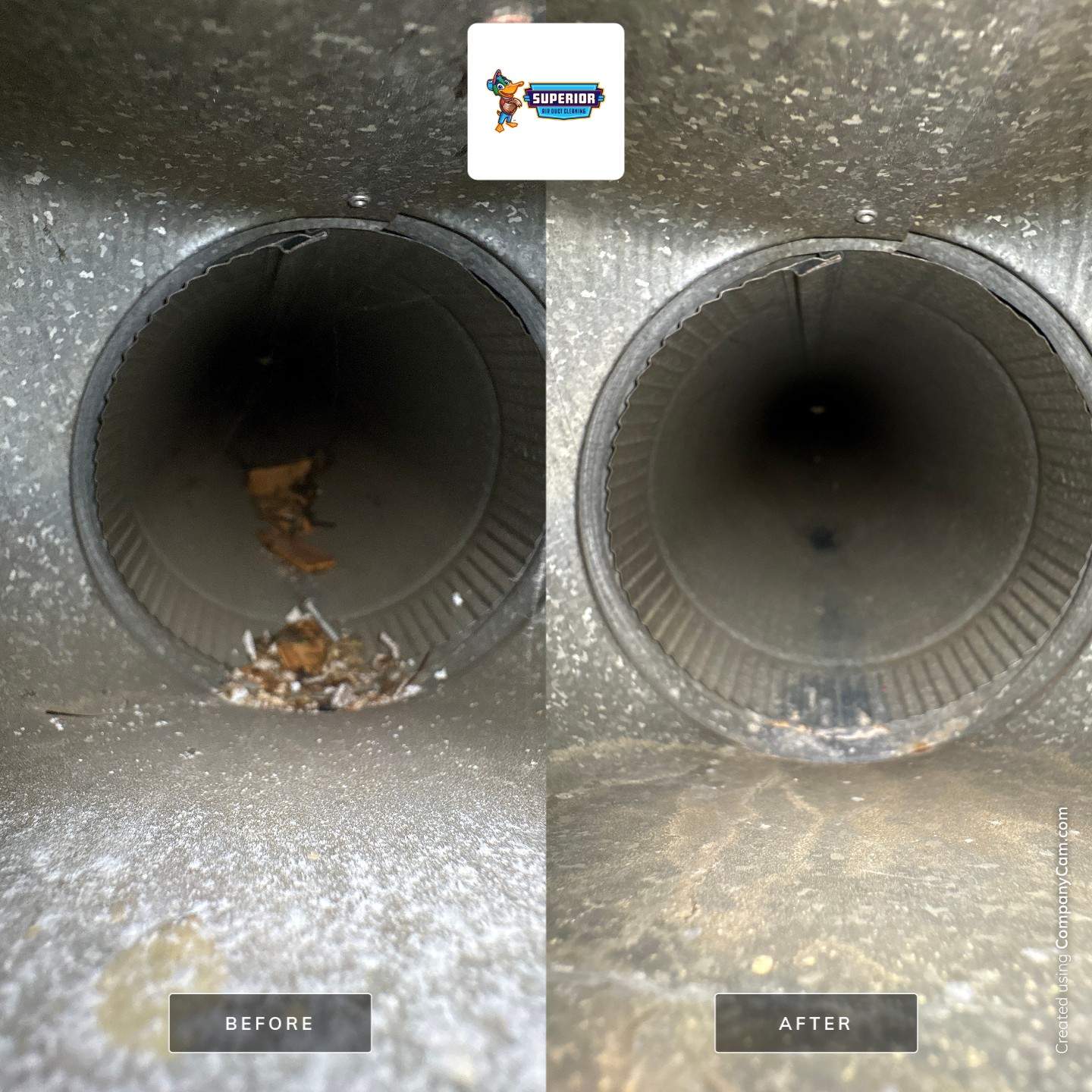 Air Duct Cleaning With a Vacuum Truck in Boardman, OH by Superior Air Duct Cleaning