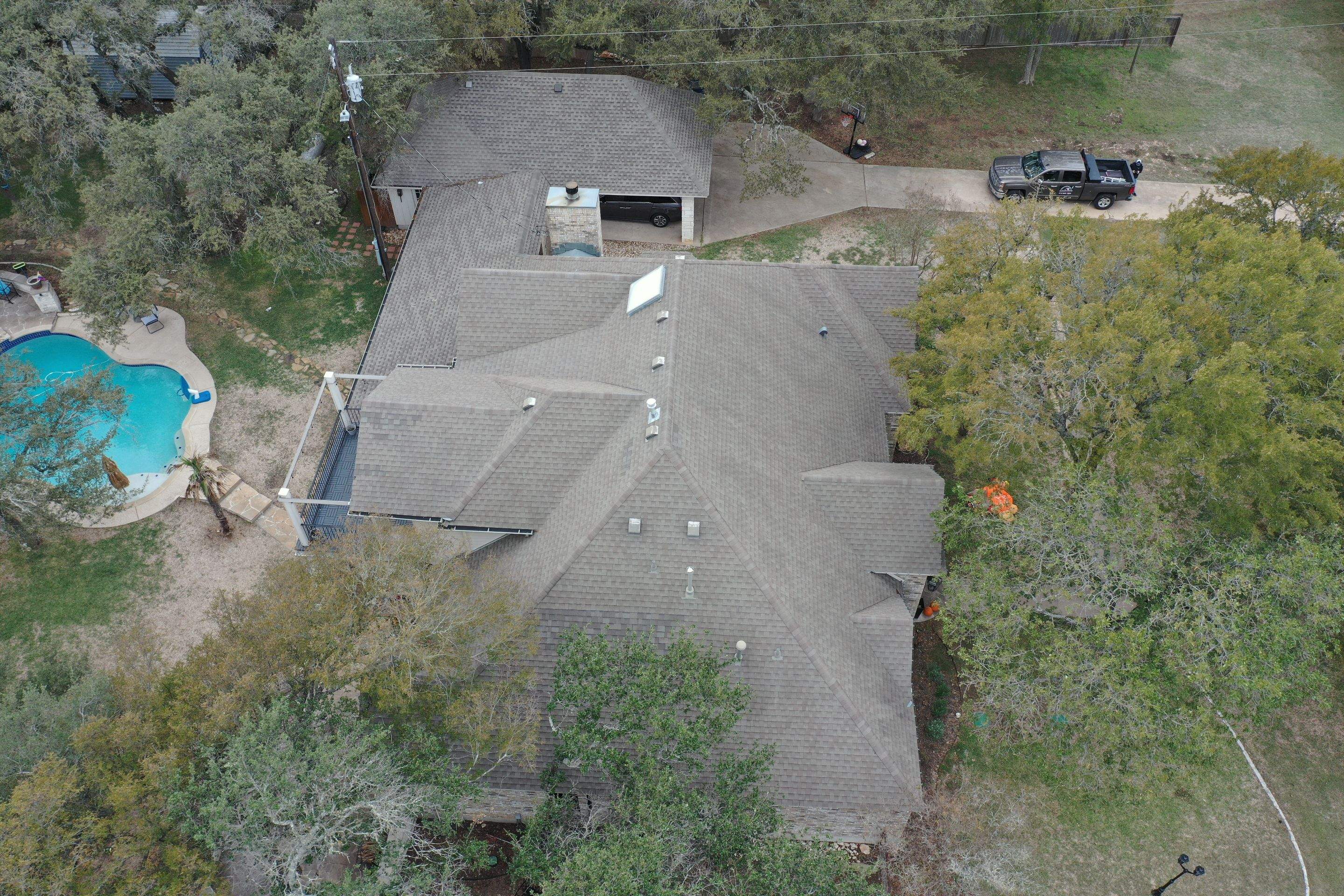 Residential Roof Replacement using Owens Corning Duration by Action Exteriors Austin