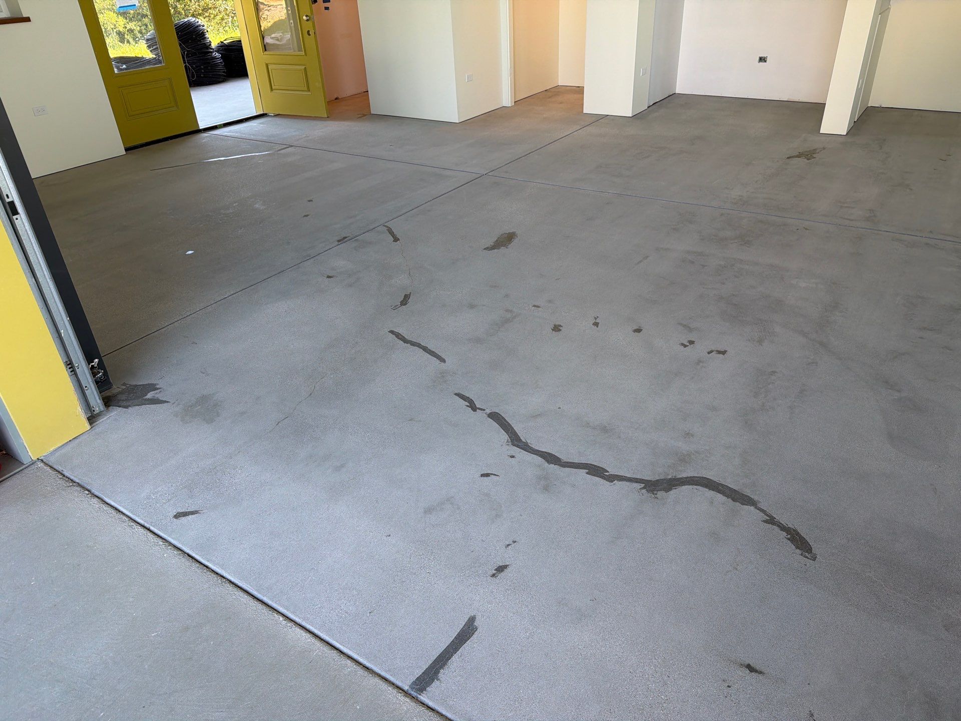 Interior Shop Epoxy Floor Coating with Moisture Barrier in Cambria by MGP Coatings