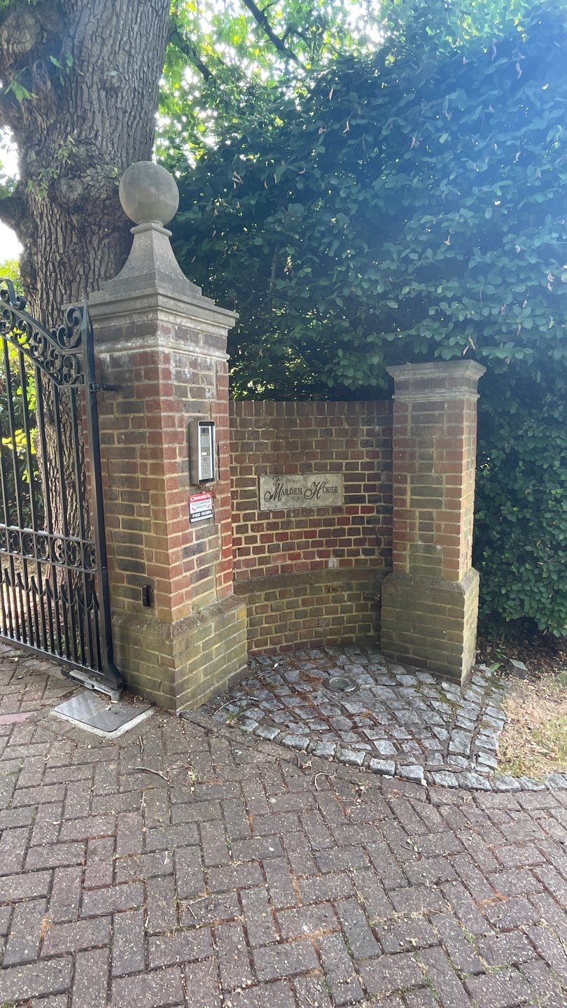 Driveway and Entrance clean using honda 21 ltr/min by Ges Exterior Cleaning ltd