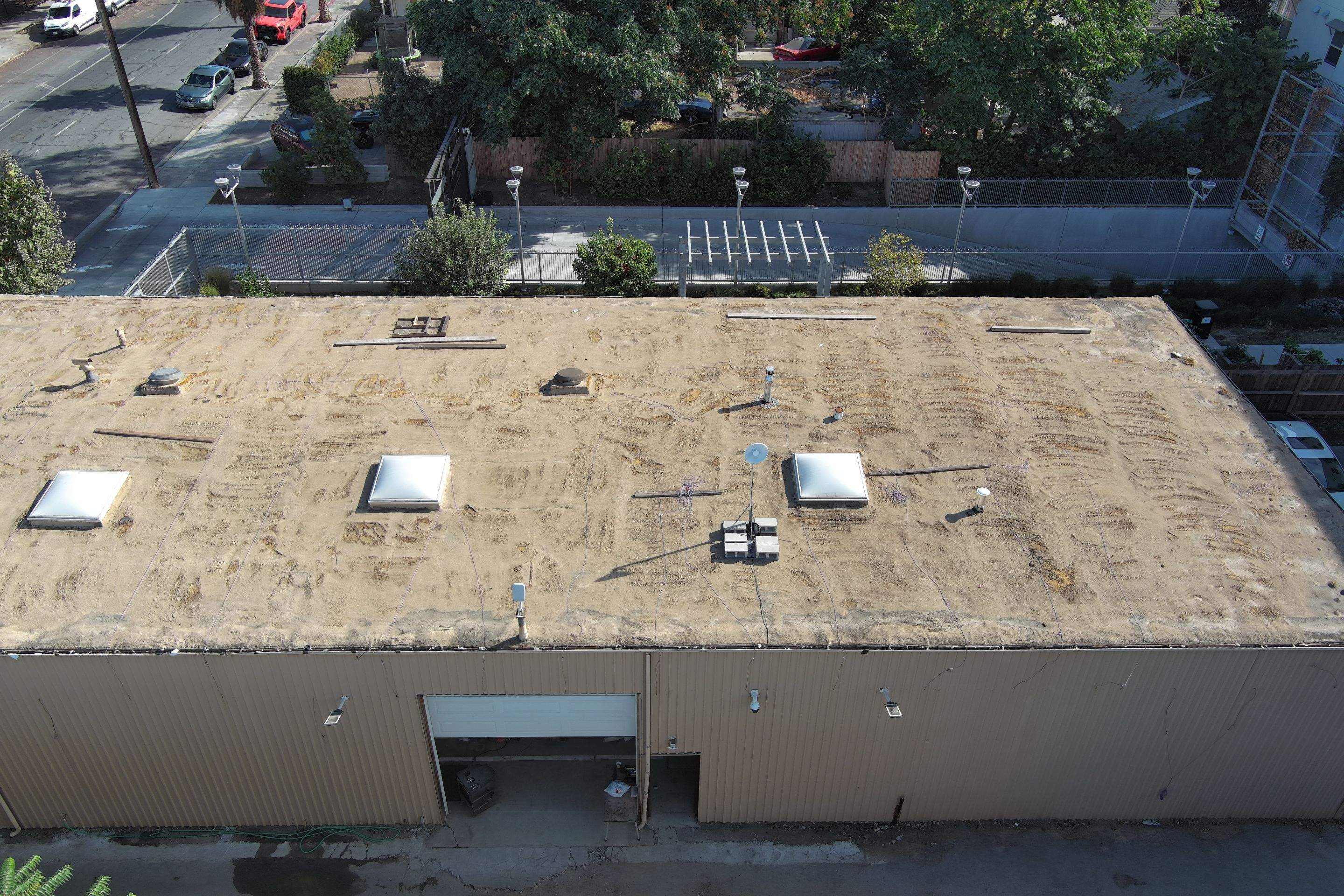 Foam Refurbish using Conklin Benchmark/PUMA XL coatings and spray foam by Straight Edge Roofing Inc