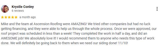 Roof Replacement in Maplewood  by Ascension Roofing & Siding