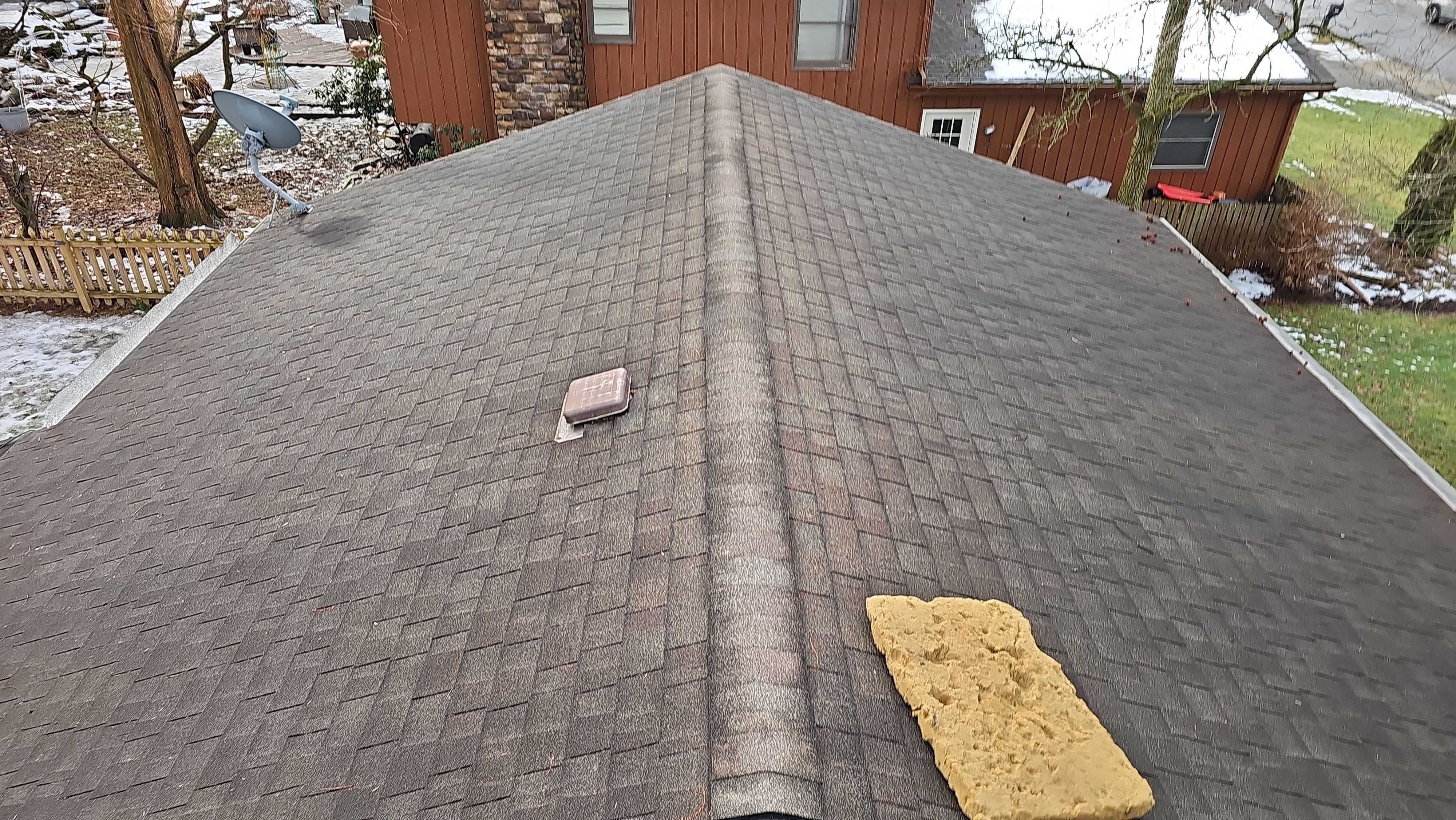Atlas Pinnacle, Color, Coastal Granite, Drip Edge, Color, Black by Eagle Eye Roofing