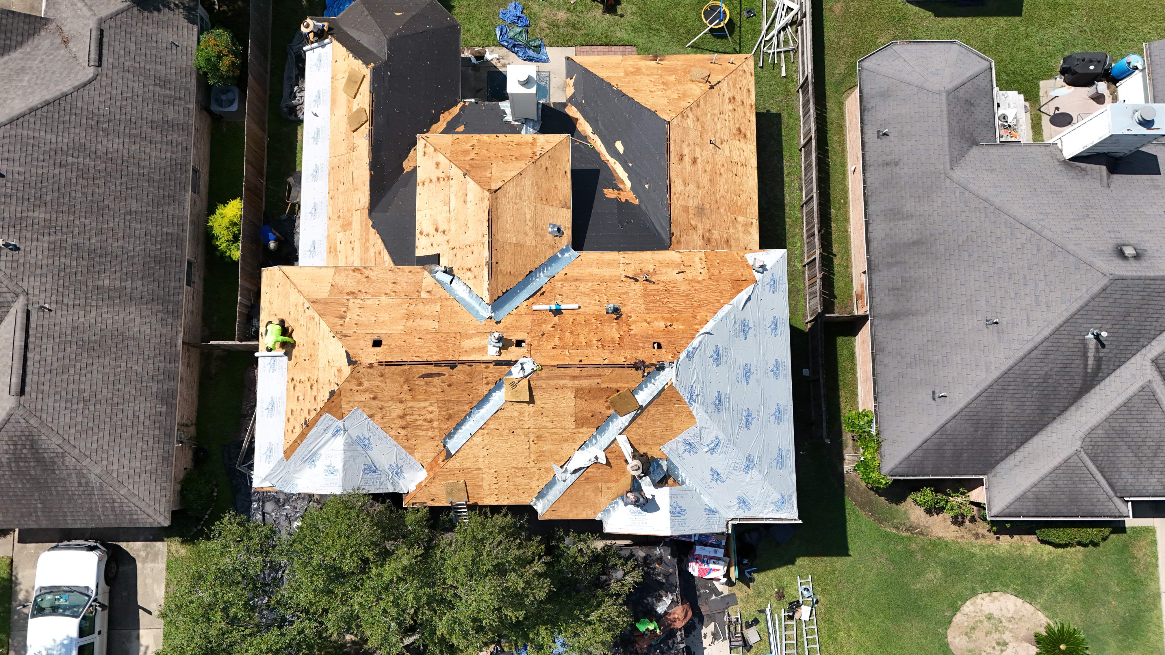 All-Hands Roof Replacement — Houston, TX by PL Roofing & SB Roofing, LLC.