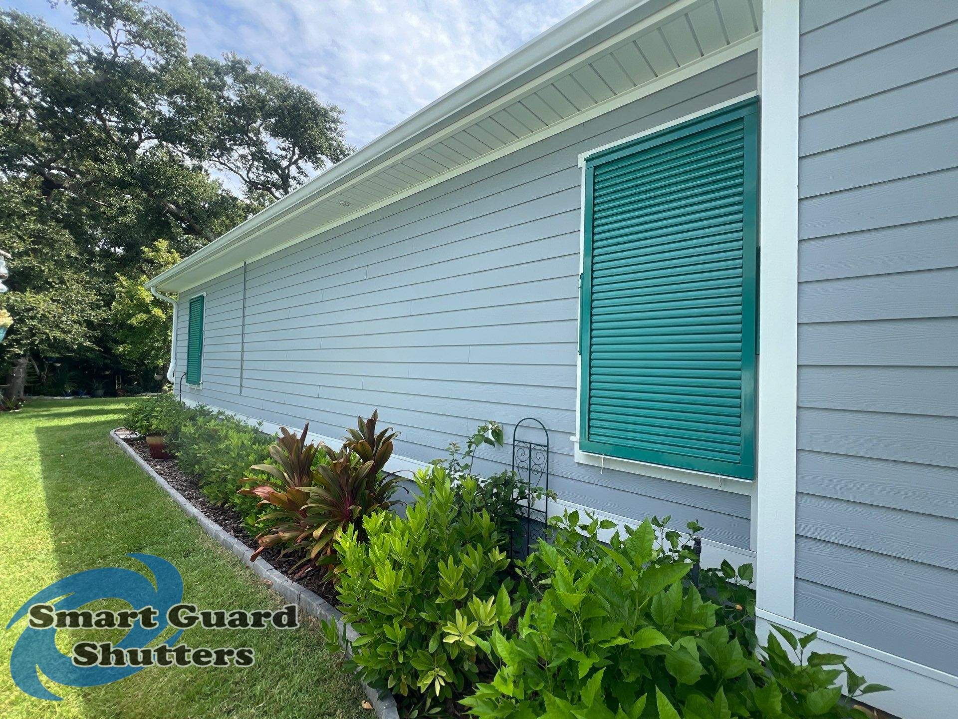 Impact Bahamas in Mint Turquoise by Smart Guard Shutters