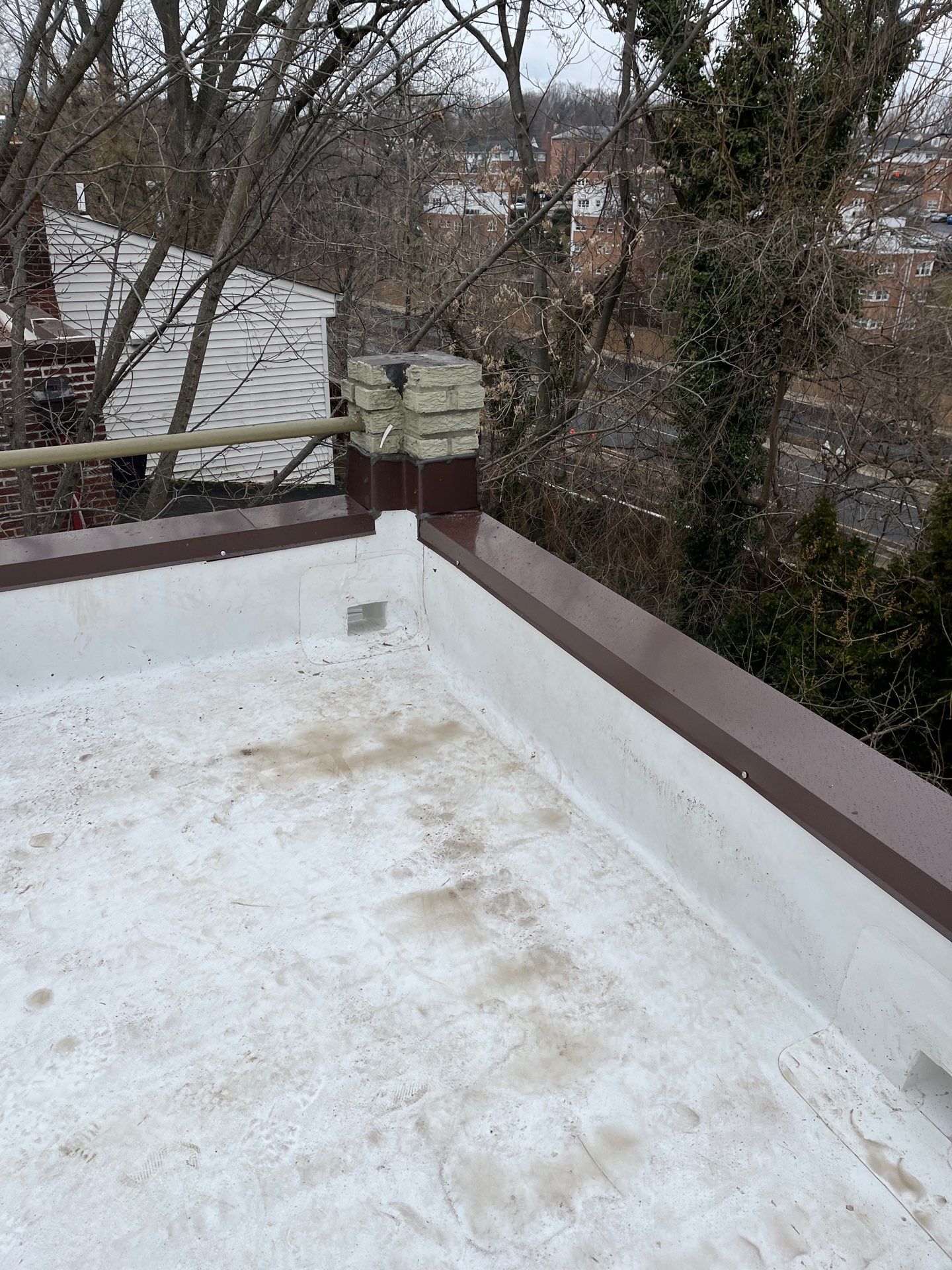 Arlington Flat TPO Roof Installation by RM Banning, Inc.