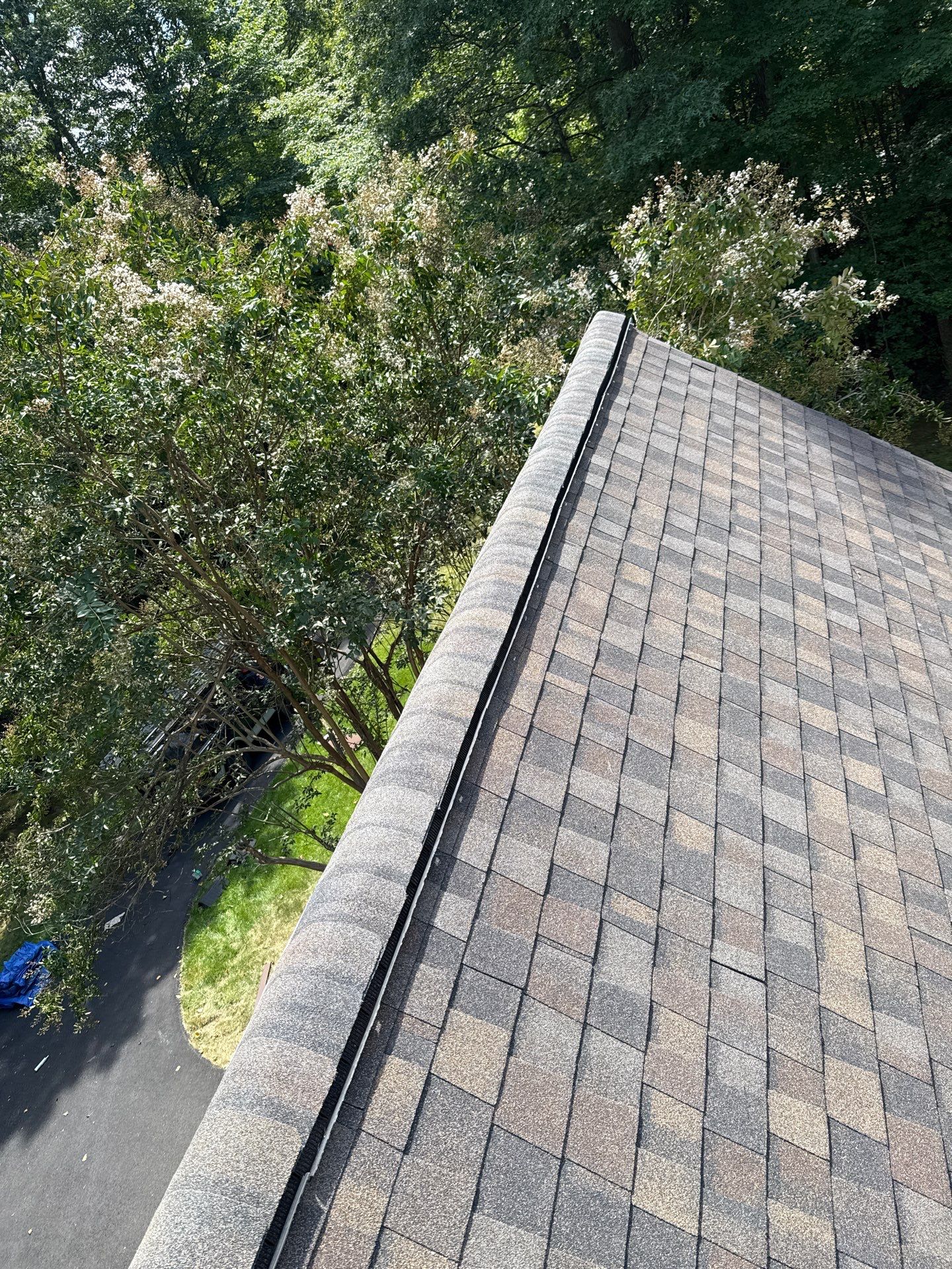 Fairfax station: Residential Roof with CertainTeed Landmark Pro in Max Def Shenandoah  by RM Banning, Inc.