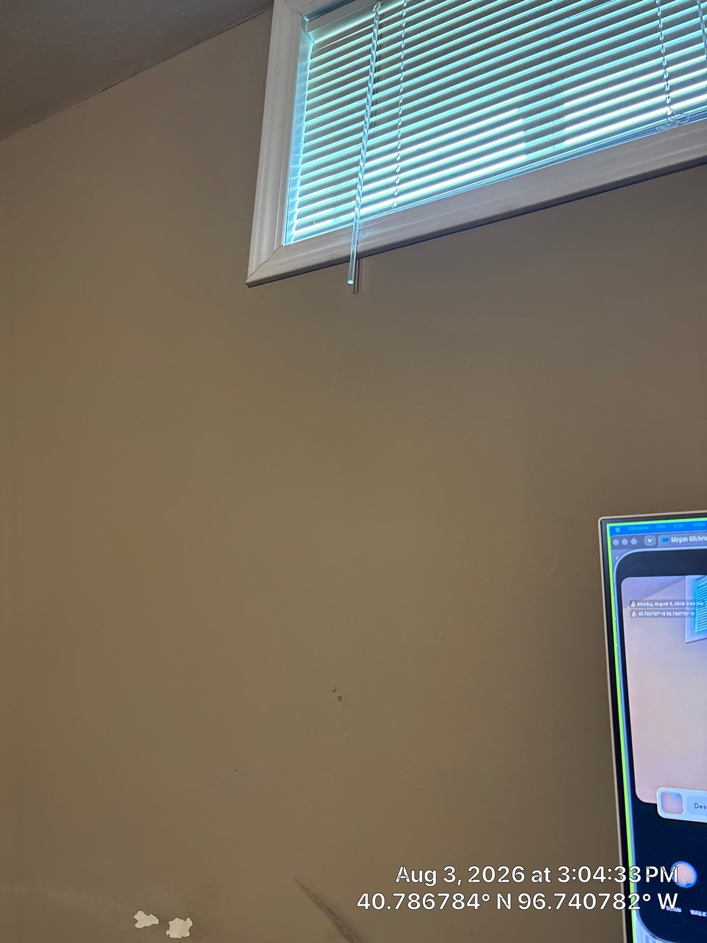 Interior Drywall Patching and Surface Preparation in Lincoln by CompanyCam Sales Demo