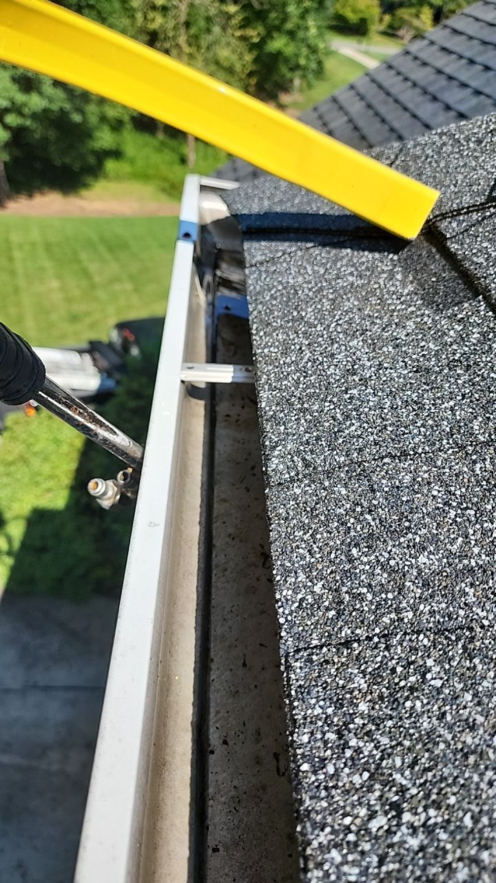Gutter guard instalation  by Power Wash Masters LLC