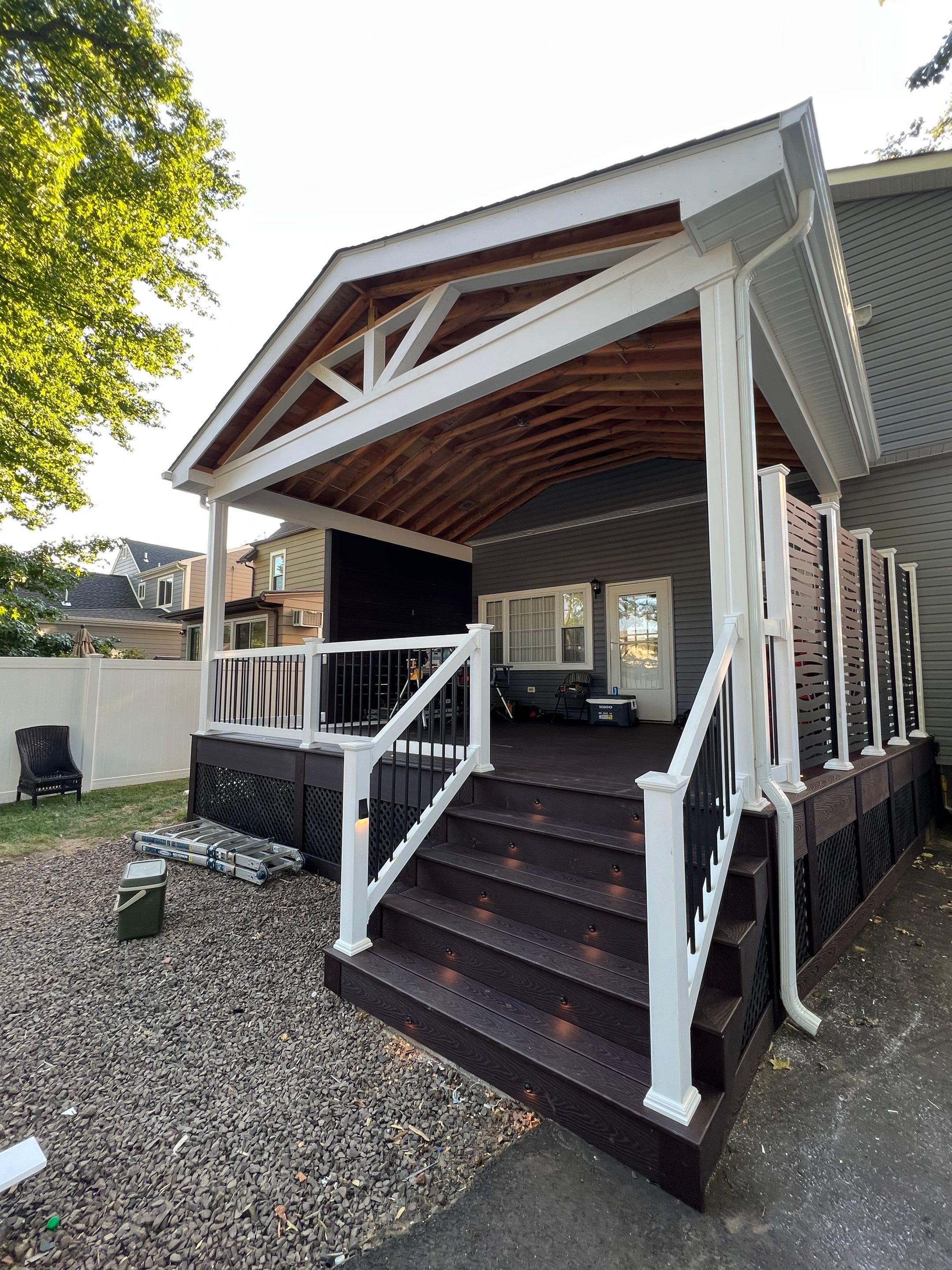 New Deck With Porch by deck guardian