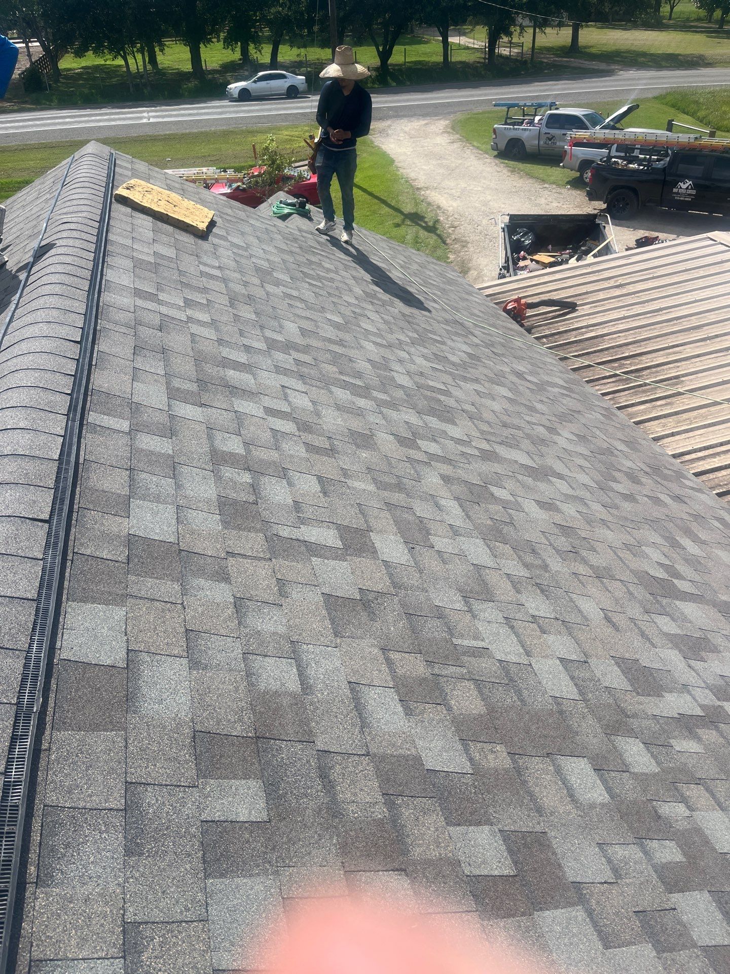 Residential Roofing Installation using Owen's Corning Duration (Lifetime) Shingles by Roof Repair Company