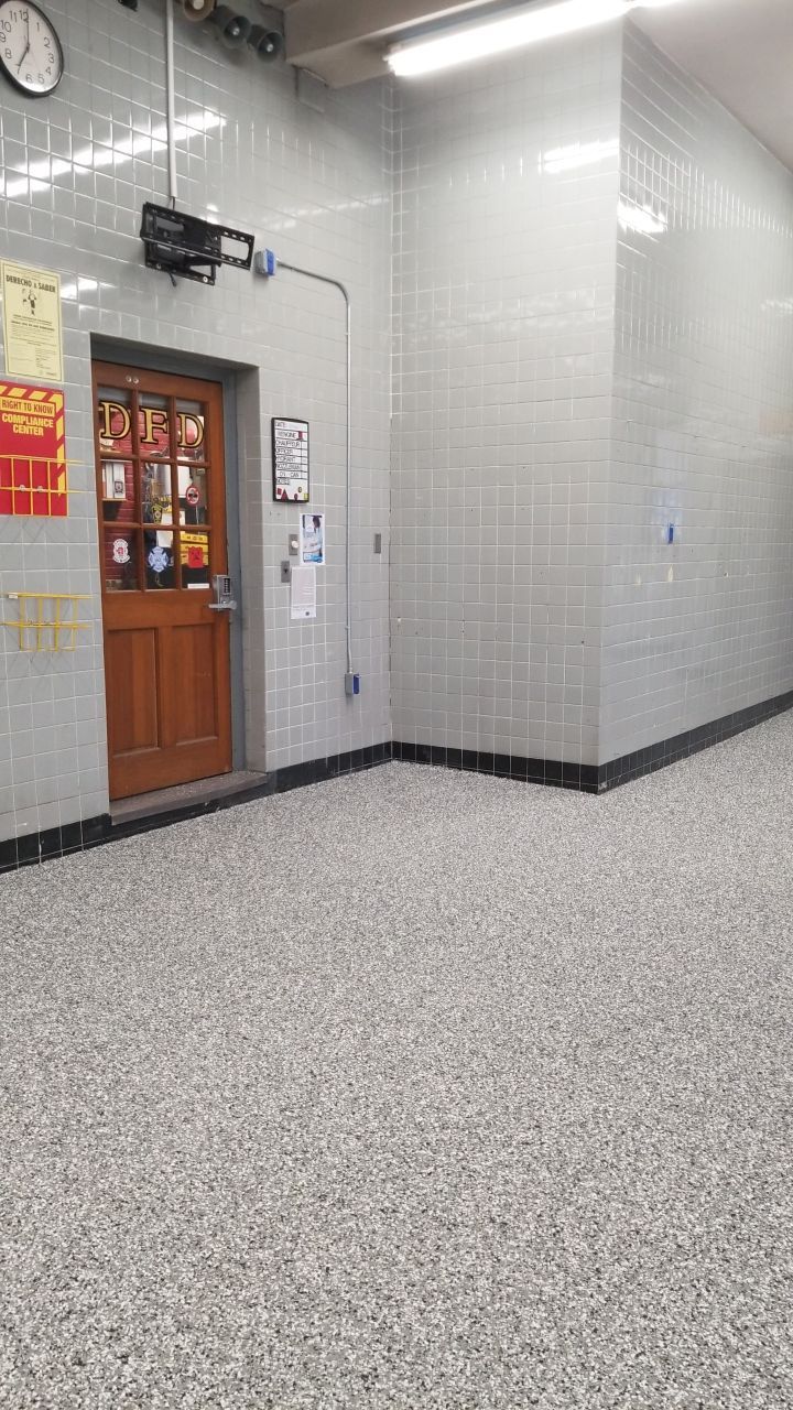 Dover Firehouse with their new Smoke Floor! by Spectrum Painting, LLC