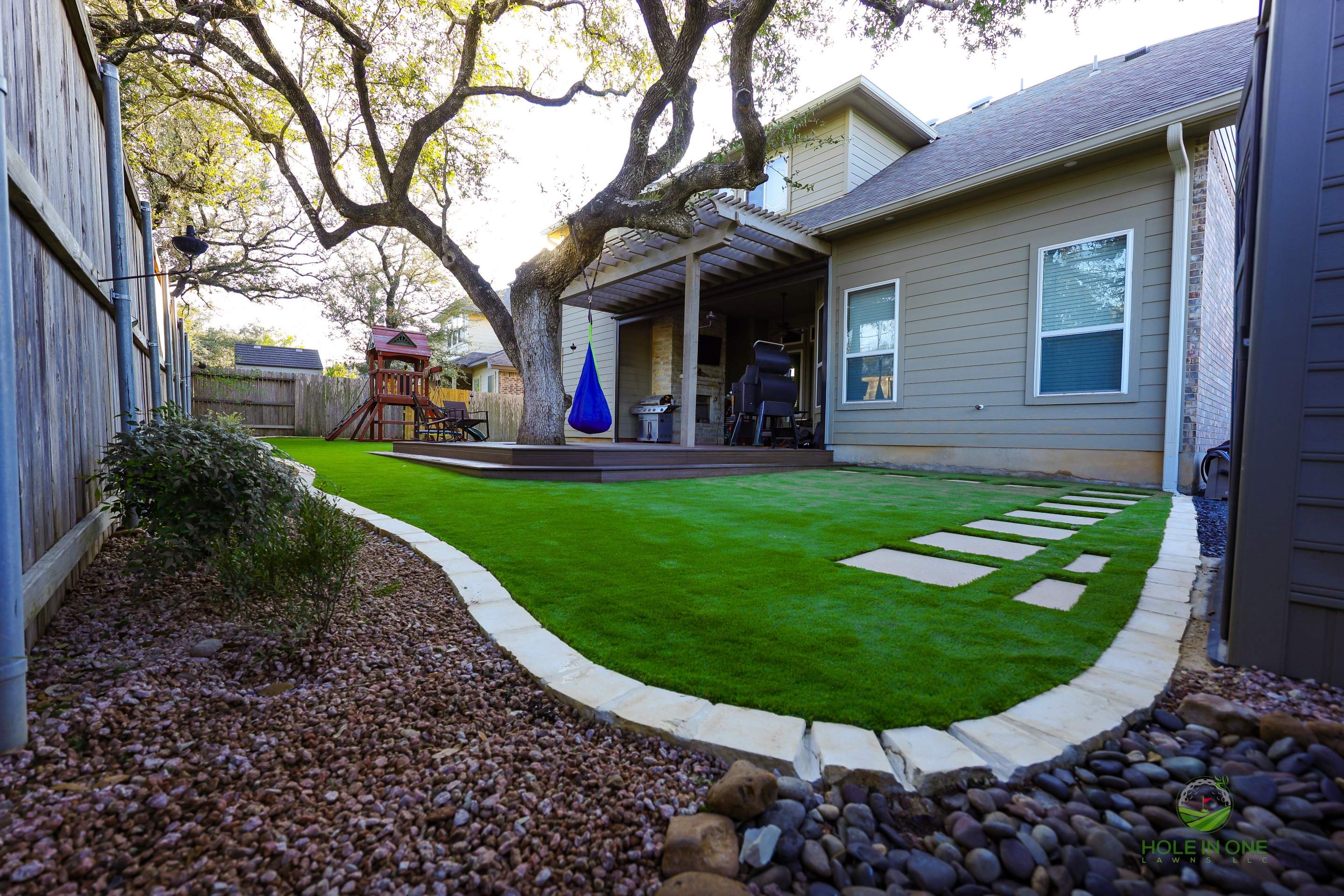 Wortham Oak, San Antonio Tx. by Hole In One Lawns, LLC