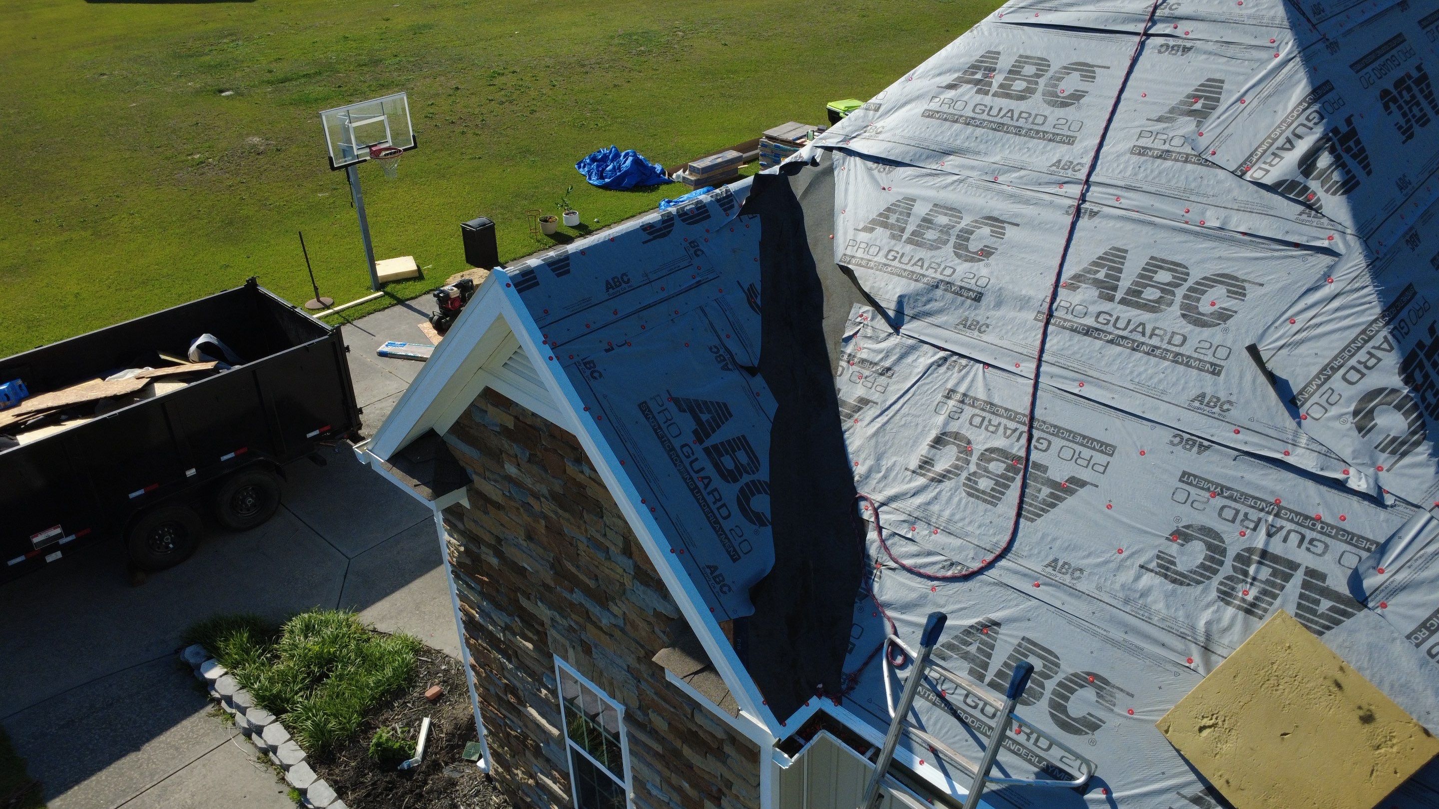 Roof Replacement in Jacksonville, NC using Landmark Weathered Wood by RGR Construction and Roofing, LLC