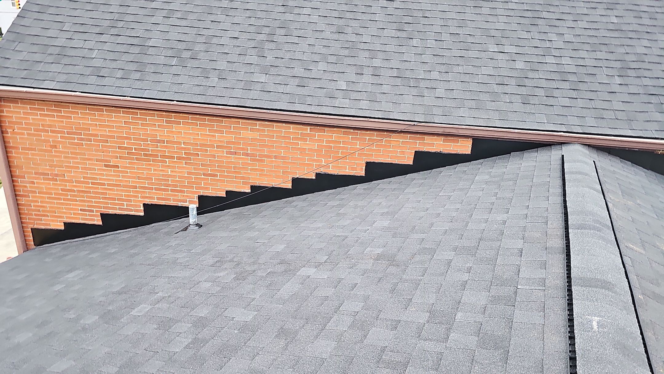 Atlas Pinnacle, Color, Black Pristine, Drip Edge, Color, Birch White by Eagle Eye Roofing