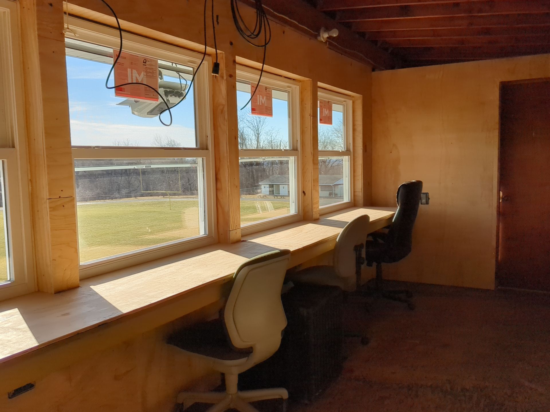 Halifax Stadium Press Box Renovation and Exterior Siding Upgrade by Esh Builders