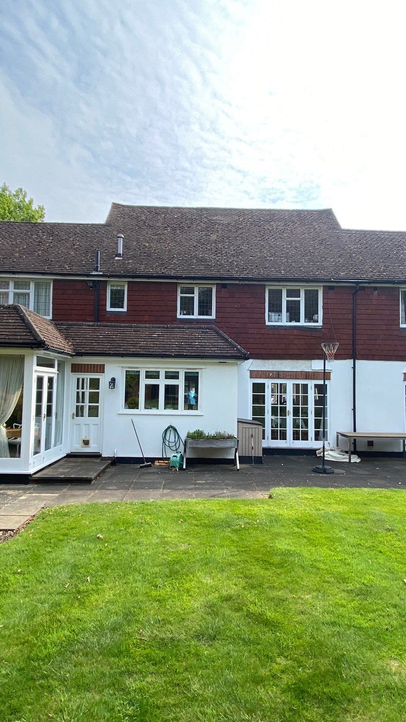 Roof Clean - Moss Removal using Honda 15lpm Low Pressure Washing Machine by Ges Exterior Cleaning ltd