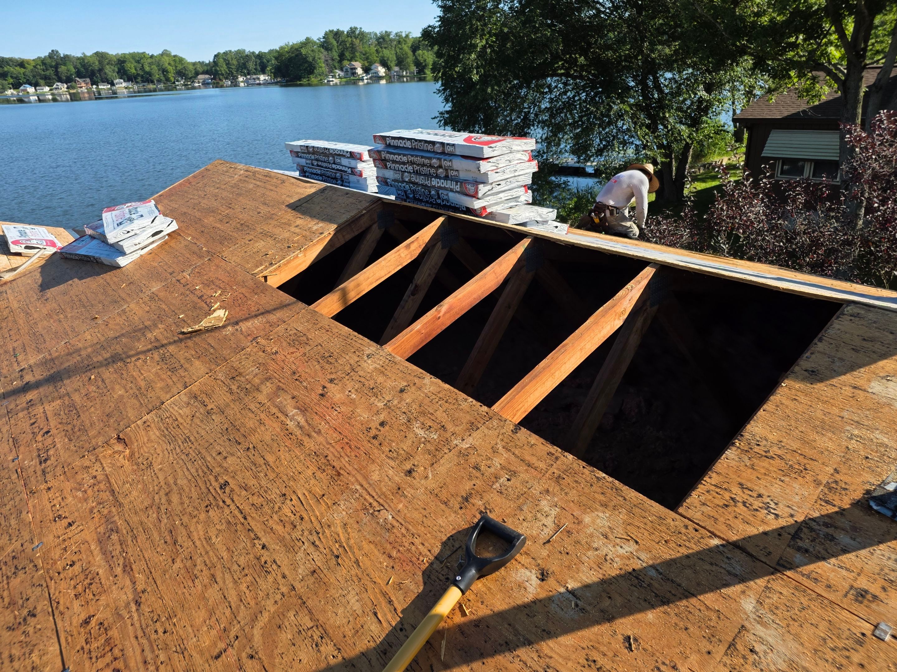 Andrea Z: Atlas Pinnacle, Color, Black Shadow, Drip Edge, Color, Black by Eagle Eye Roofing