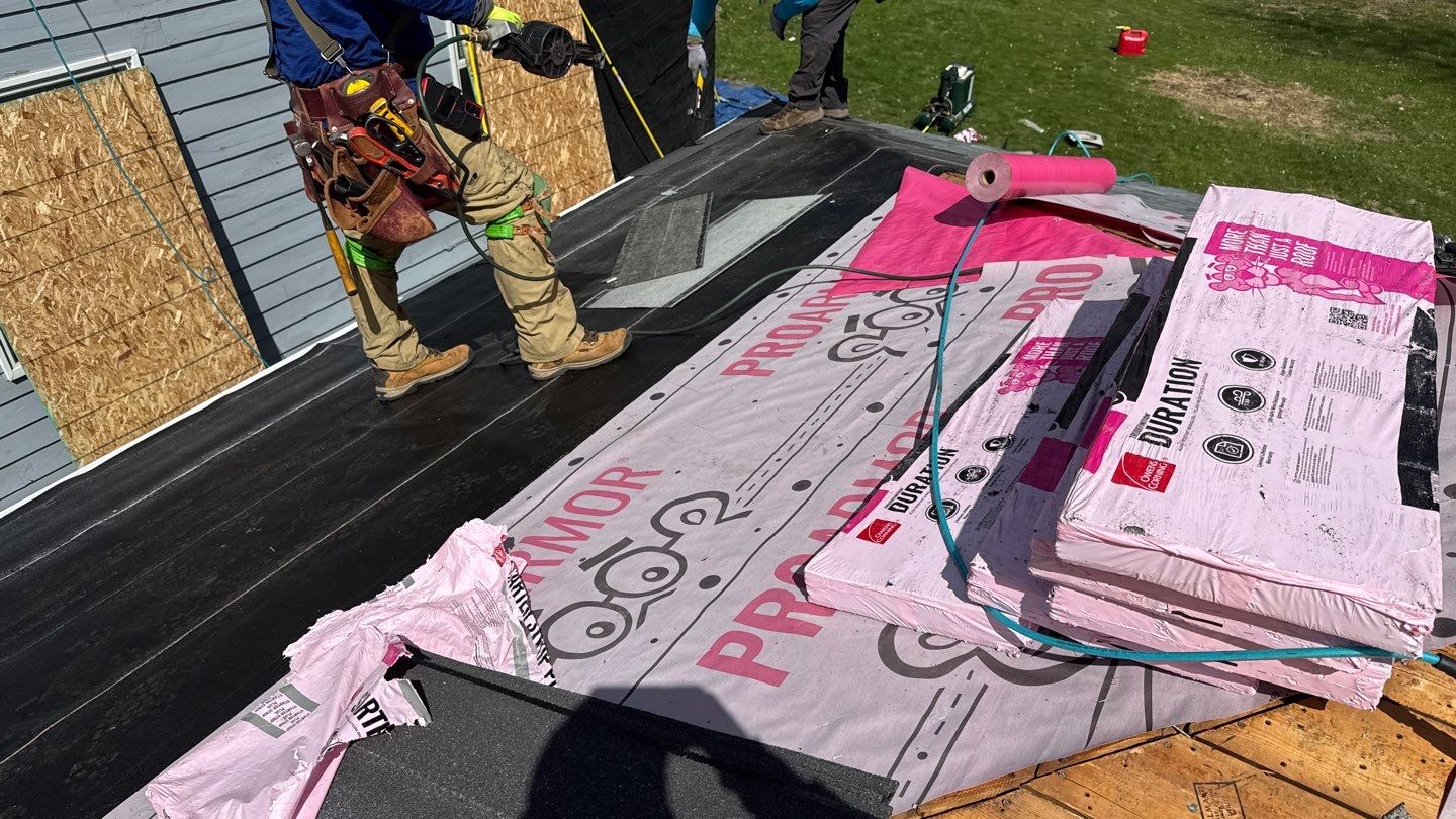Roof Replacement using Owens Corning Estate Gray by 180 Contractors