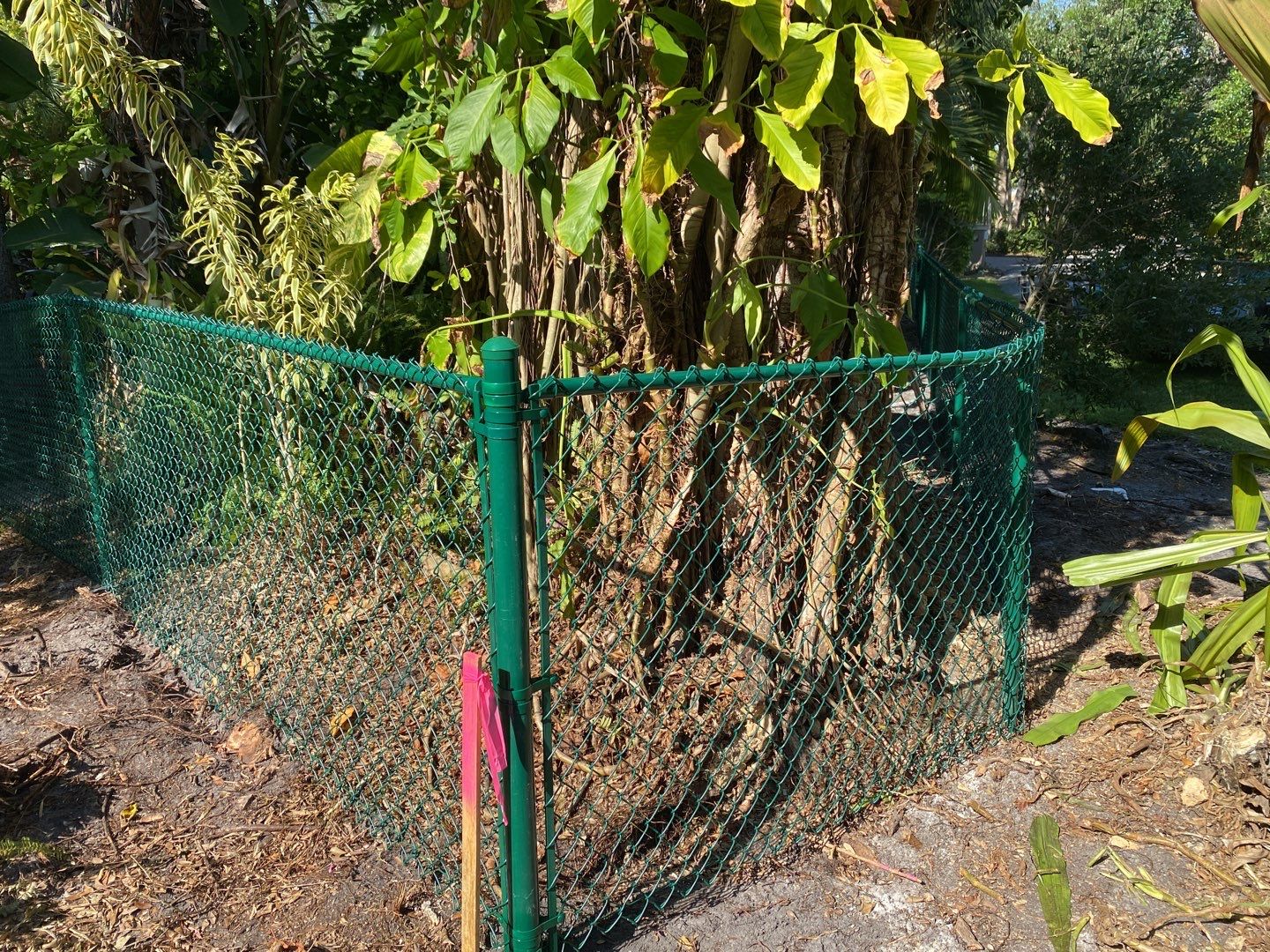 Siesta Key, FL 4ft. Tall Green Chain-link Fence by Asap fence and gates, LLC