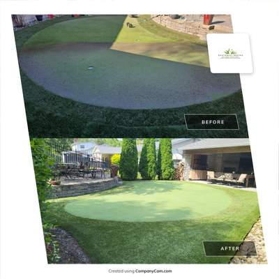 Residential Putting Green Maintenance in Columbus