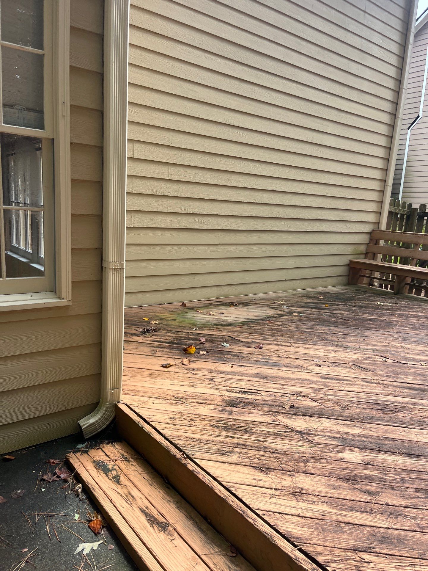 Siding and Rotten Wood Replacement with Exterior Painting in Woodstock,GA by Nelson Exteriors
