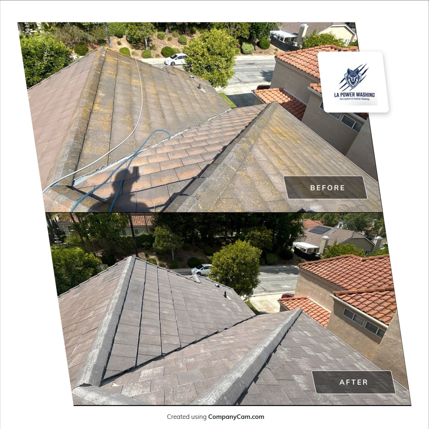 Roof Cleaning by La Power Washing Inc