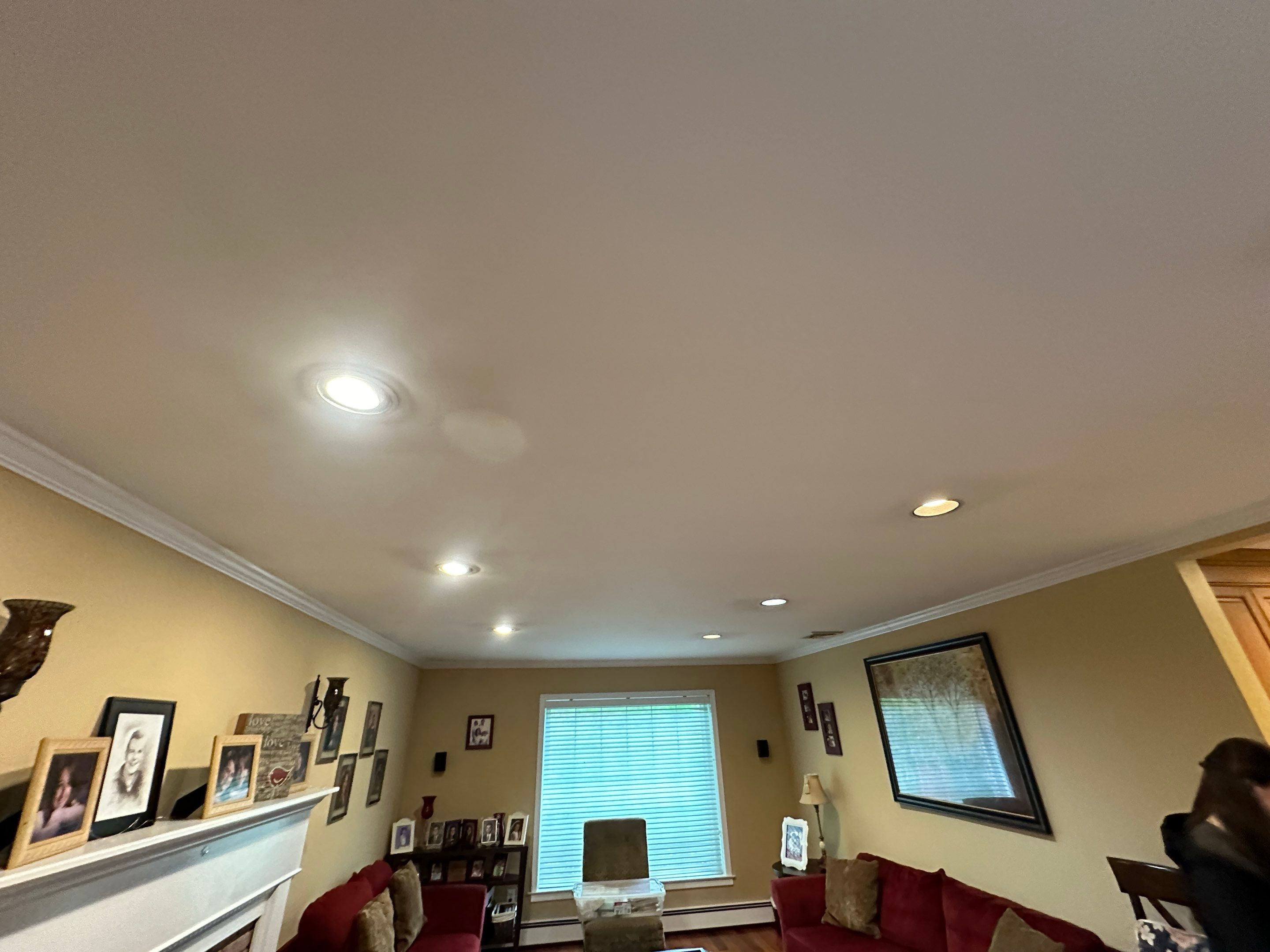 Family Room Remodel using Benjamin Moore by Home Concepts Construction