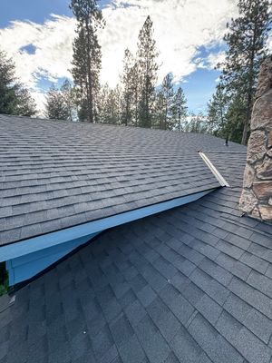 Architectural Shingle Roof Replacement West Appaloosa Road Coeur d'Alene, ID 83815 The Cascade System - CertainTeed Landmark® Shingle- Moire Black