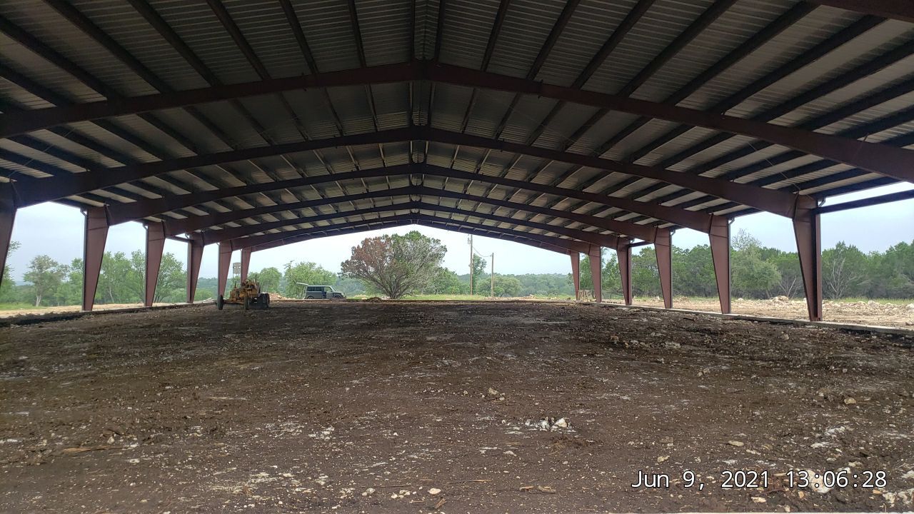 150K Equestrian center with 25K backup tank for potable water. by Hill Country Rain Water