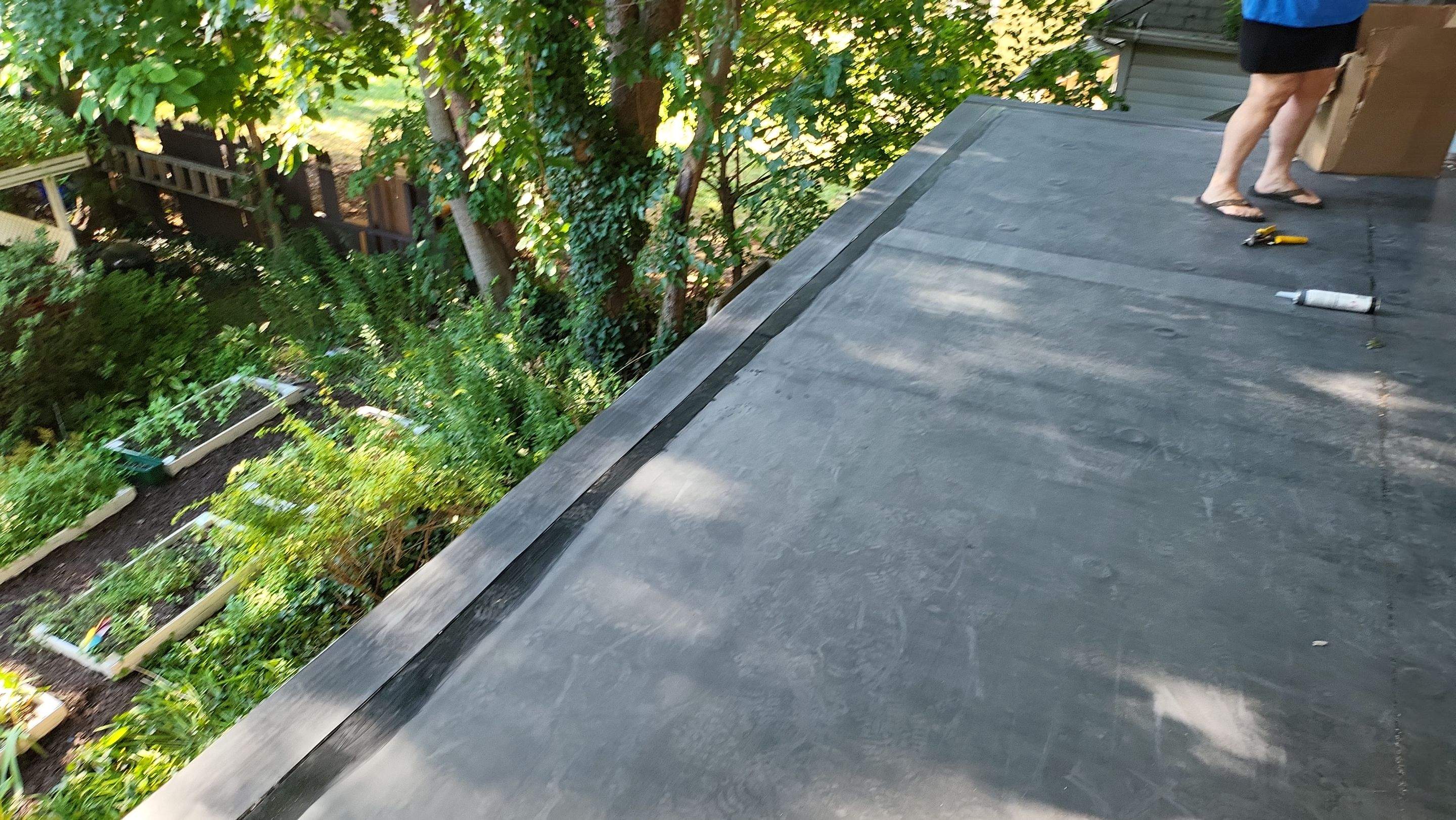 Deck Installation using EPDM substrate by A Plus Exterior