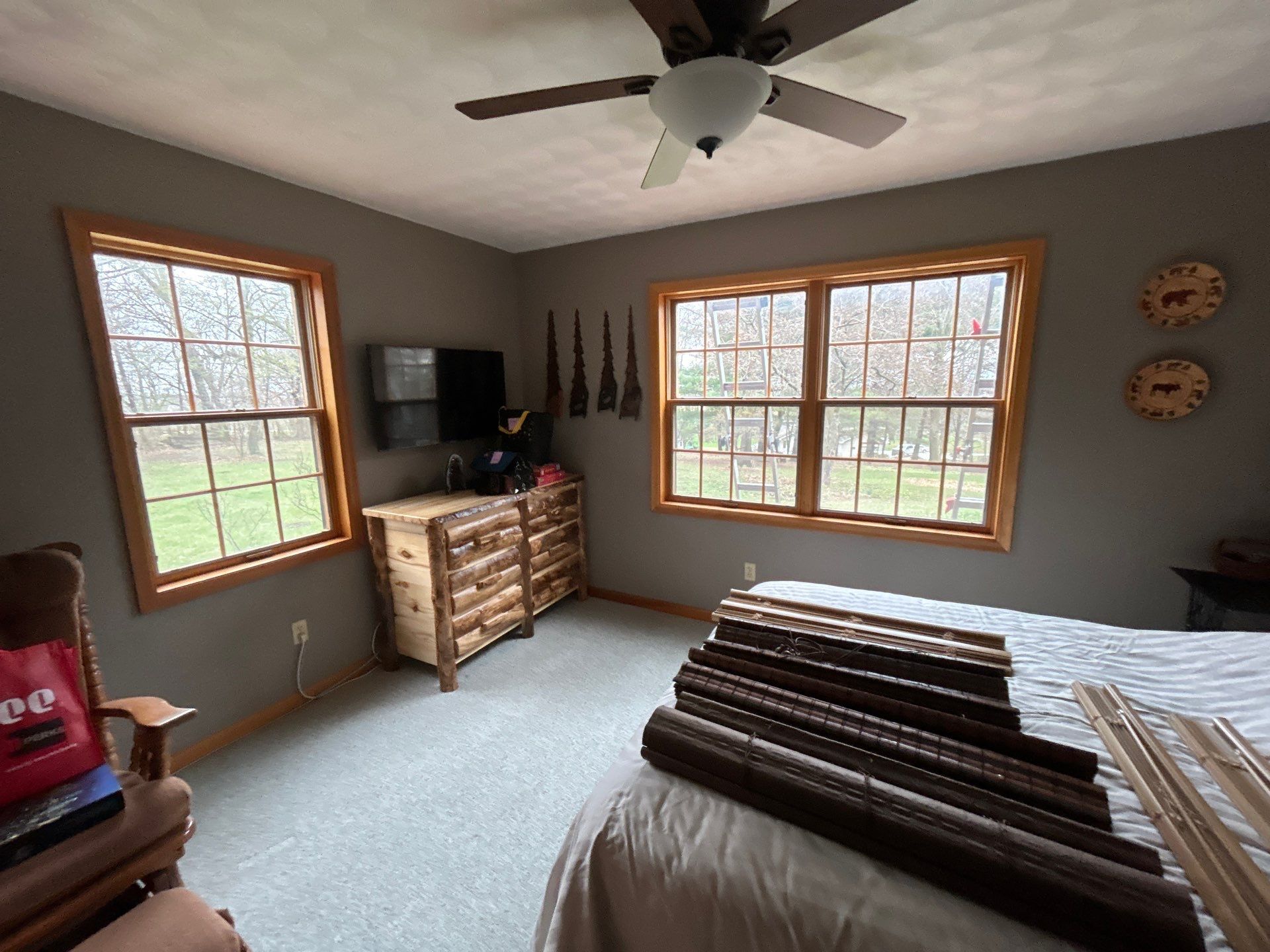 Pella Window installation using Pella Lifestyle wood/Aluminum window by United Windows and Siding LLC