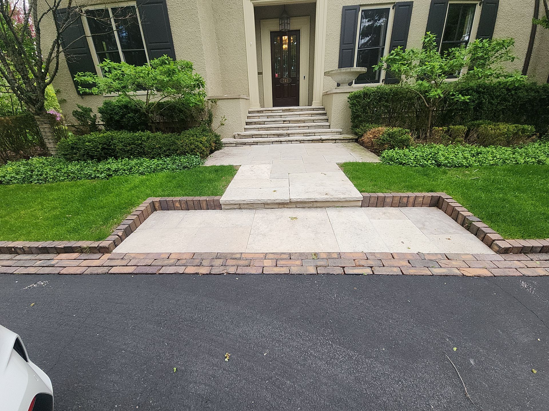 Natural Stone Surface Pressure Washing by Northern Power Washing LLC.