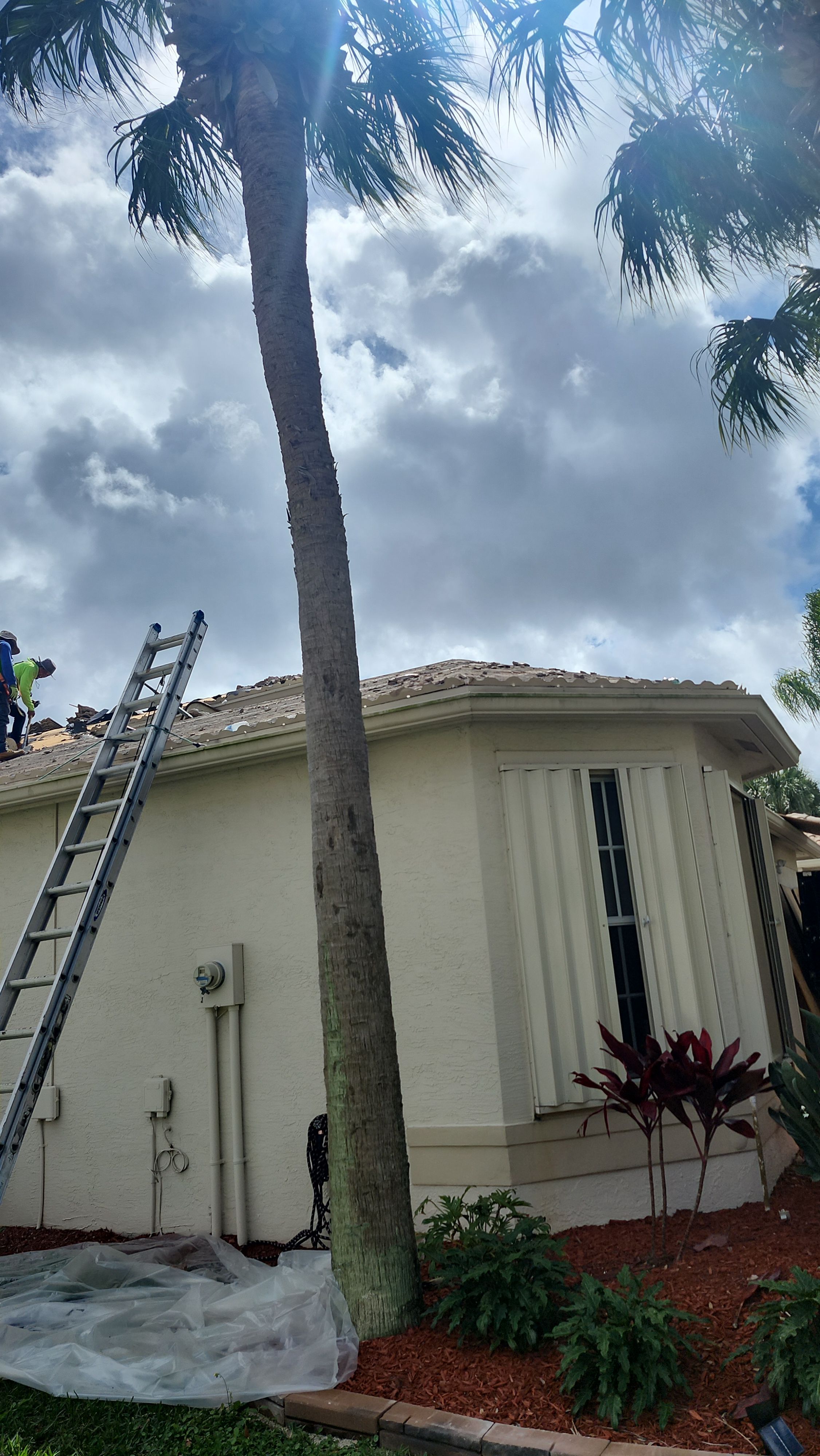 Full Concrete S-Tile Roof Replacement and Deck Repair in Wellington by Aastro Roofing