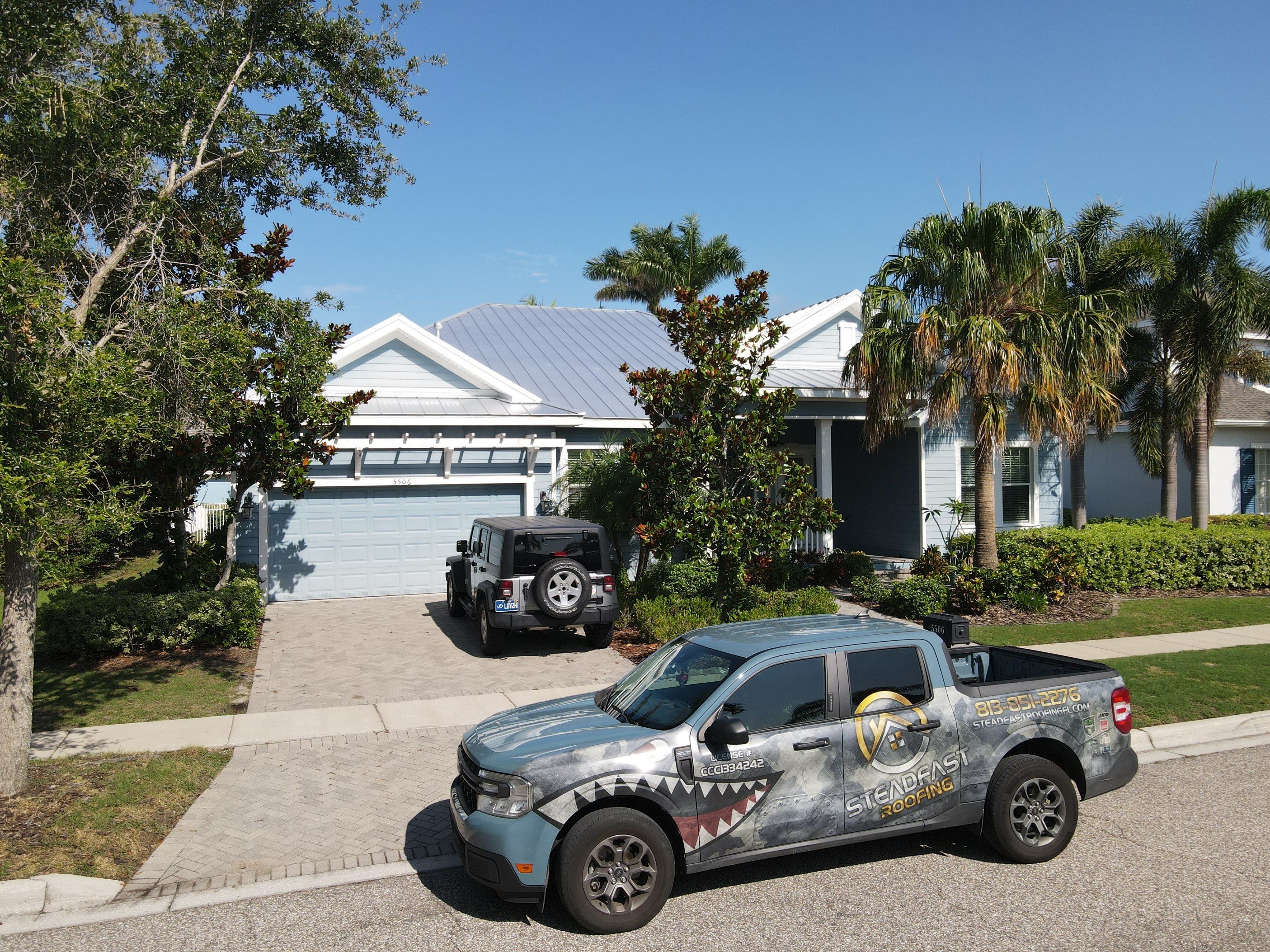 Roof Replacement in Apollo Beach, FL. by Steadfast Roofing