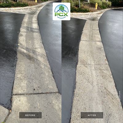 Homeowner drives through slurry before it's cured