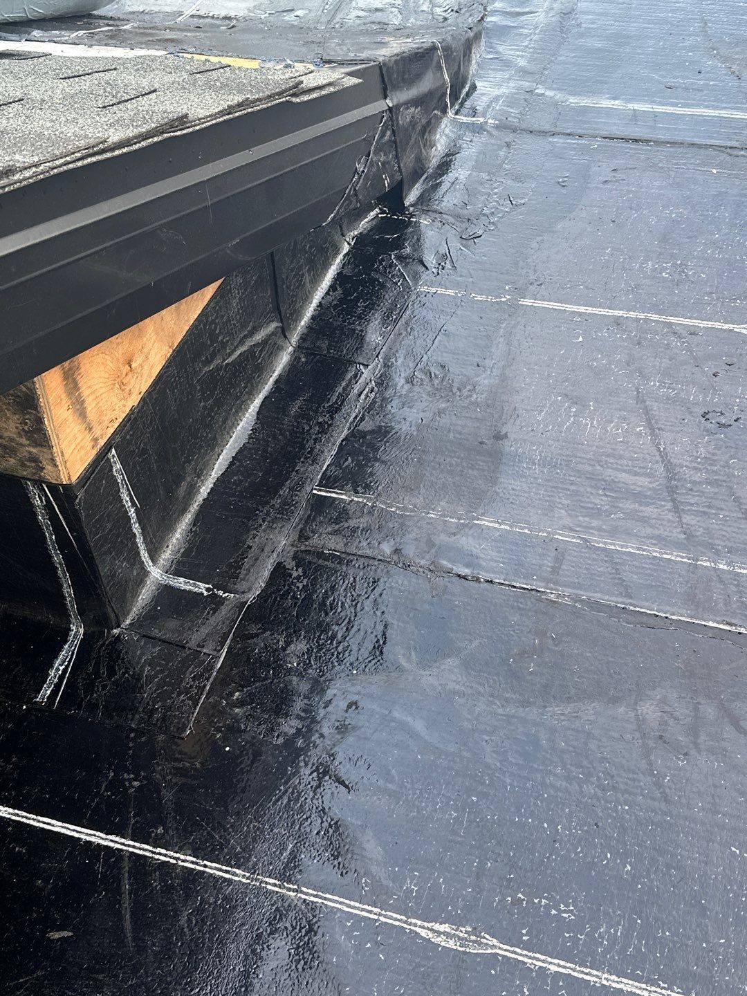 Residential Roofing Installation using IKO 2ply sbs  by Top Notch Roofing Inc