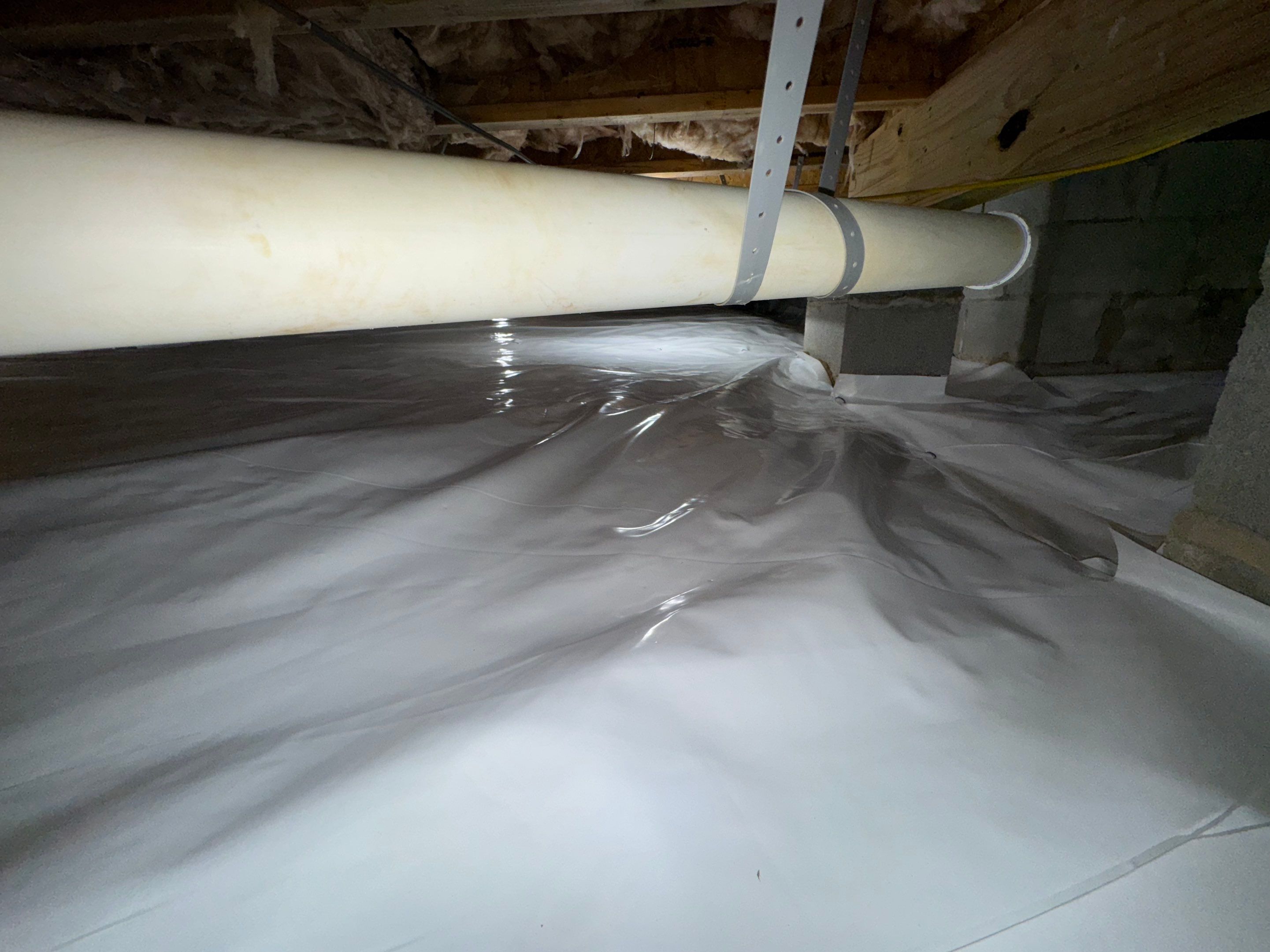 Project in Franklin by Patriot Crawl Space Repairs