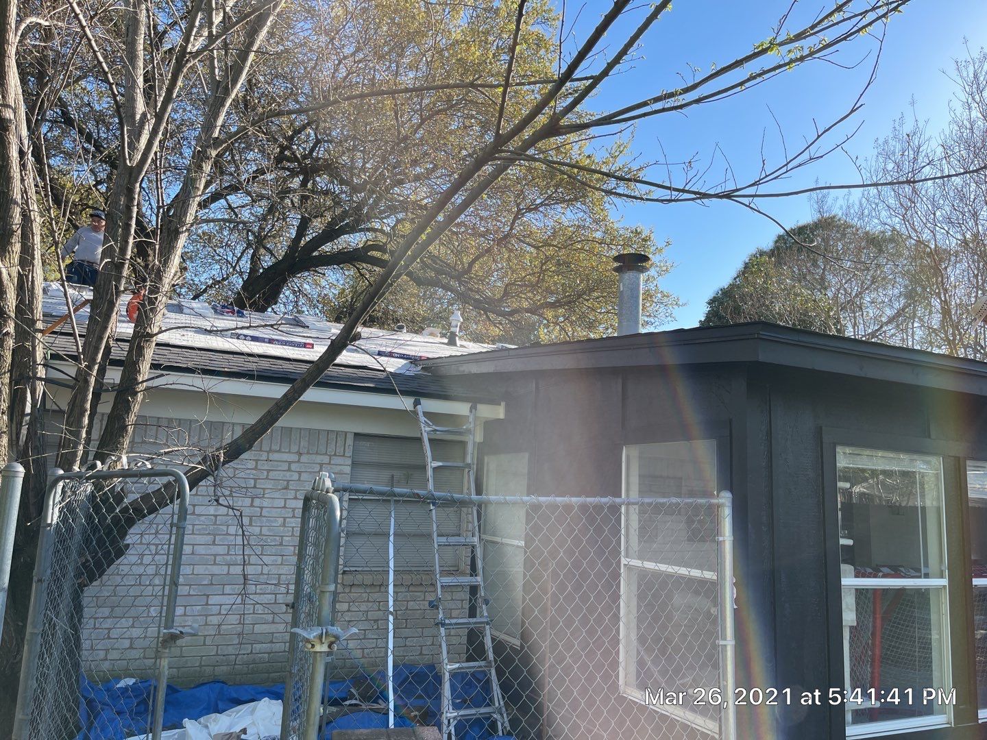 Historical Home needed a full decking and new roof by First United Roofing & Construction