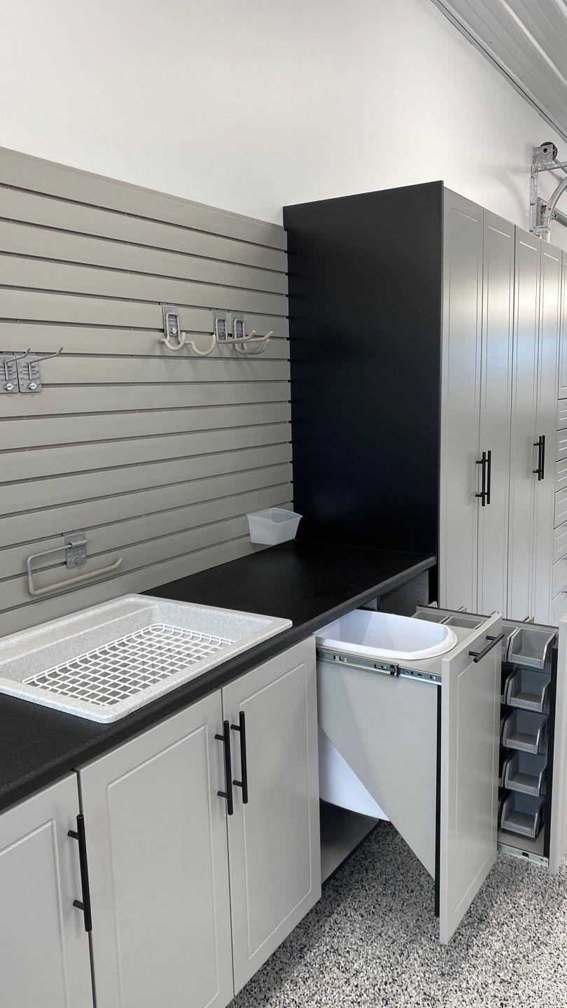 Pat F. gets a beautiful remodeled garage! by Banner Garage