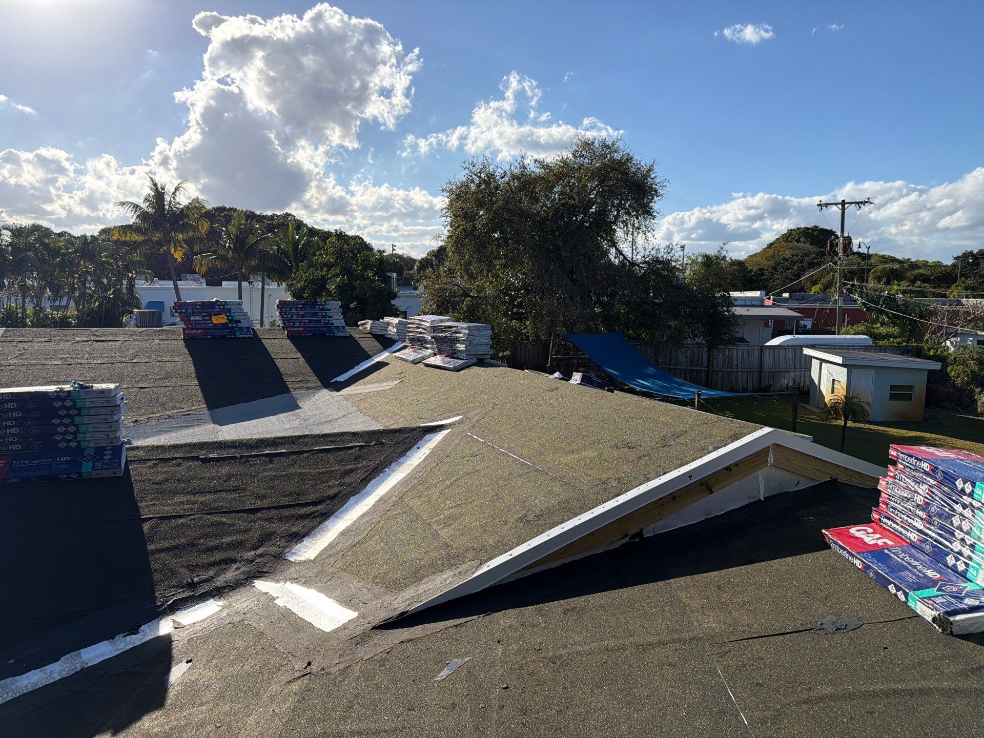 Residential Roofing Installation using GAF by BLUES BROTHERS ROOFING