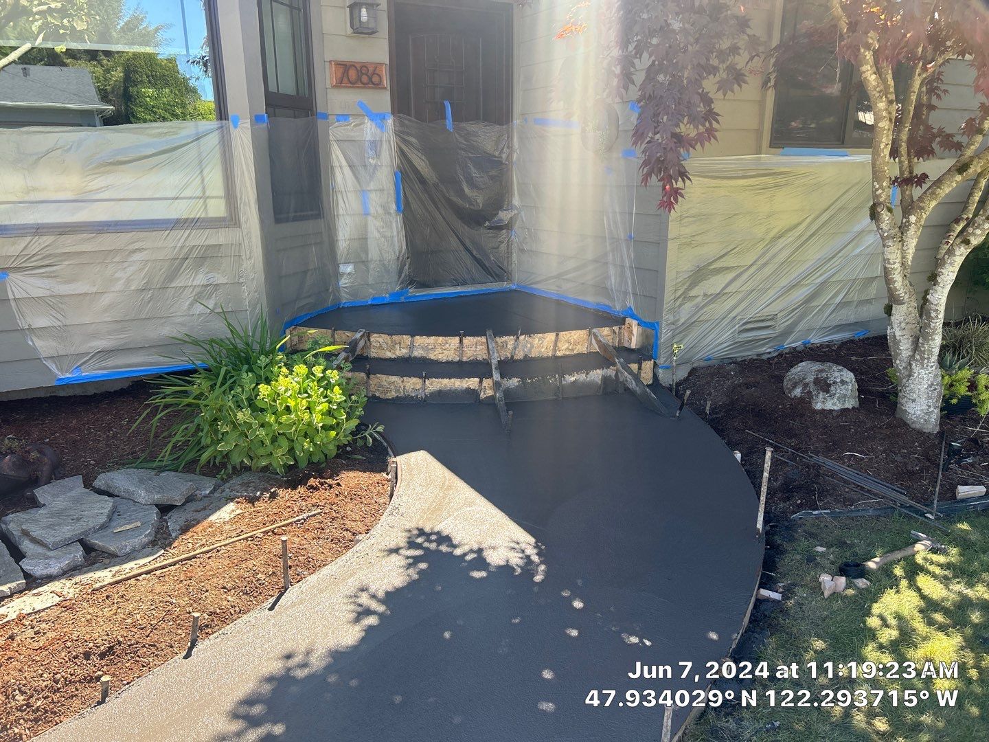 James | Concrete Driveway, Walkway & Stairs/Porch and & Planting by Jireh Asphalt & Concrete Inc 