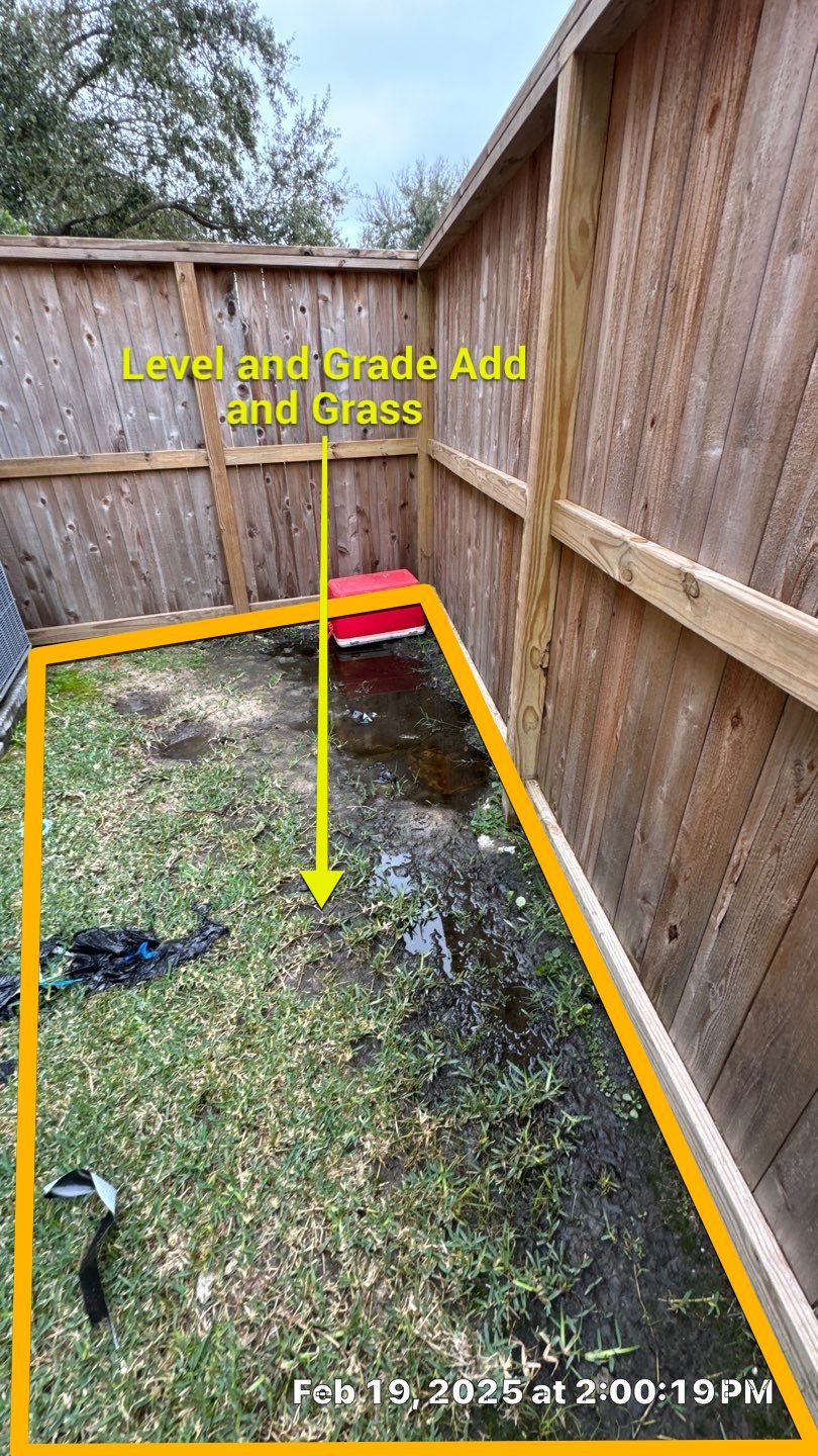 🌟 Steven’s Garage & Backyard Drainage Makeover by Texas Urban Elements