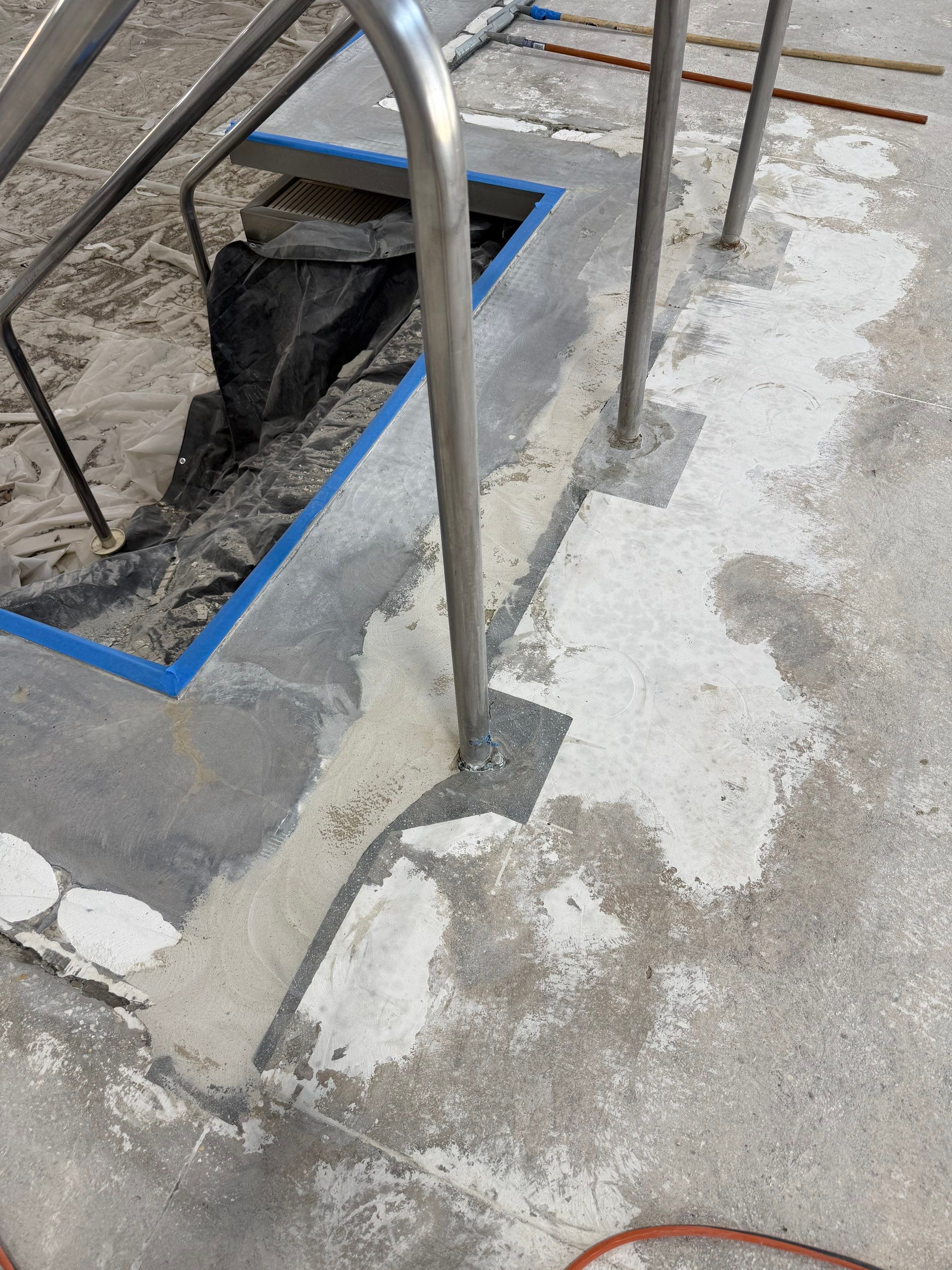 Commercial Pool Deck Restoration in Fairhope by Cornerstone Hard Surface Restoration