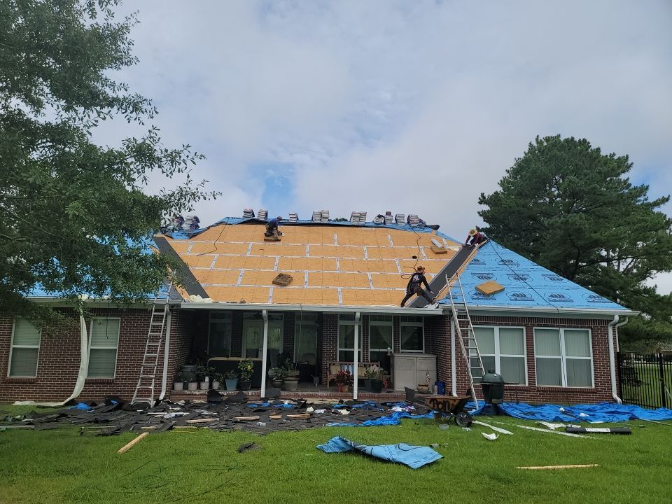 Residential Roofing Installation using Roof Replacement by American Roofing & Construction LLC