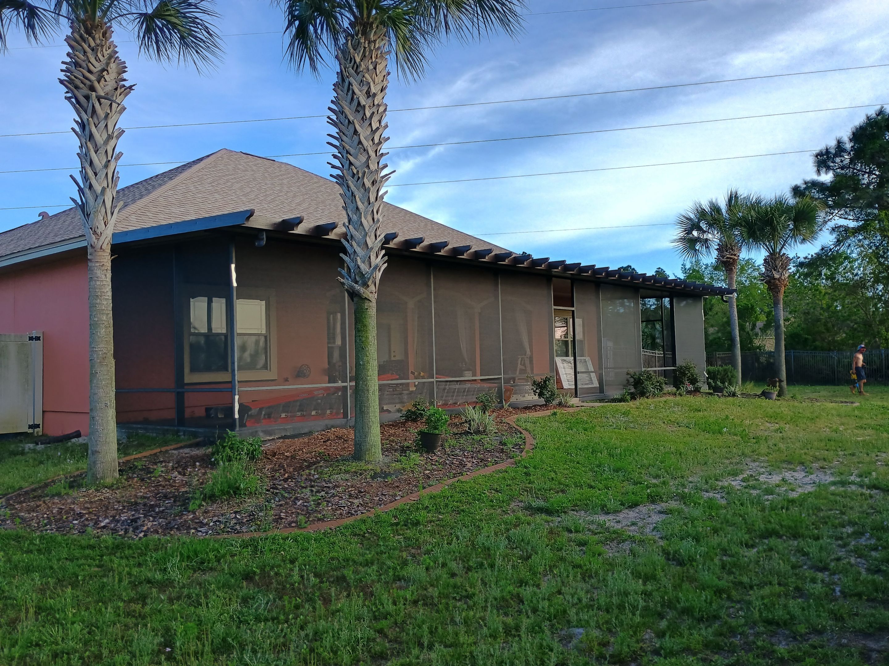 Patio Cover w/Pergola Trim using Colorbeam by Titan Sunrooms