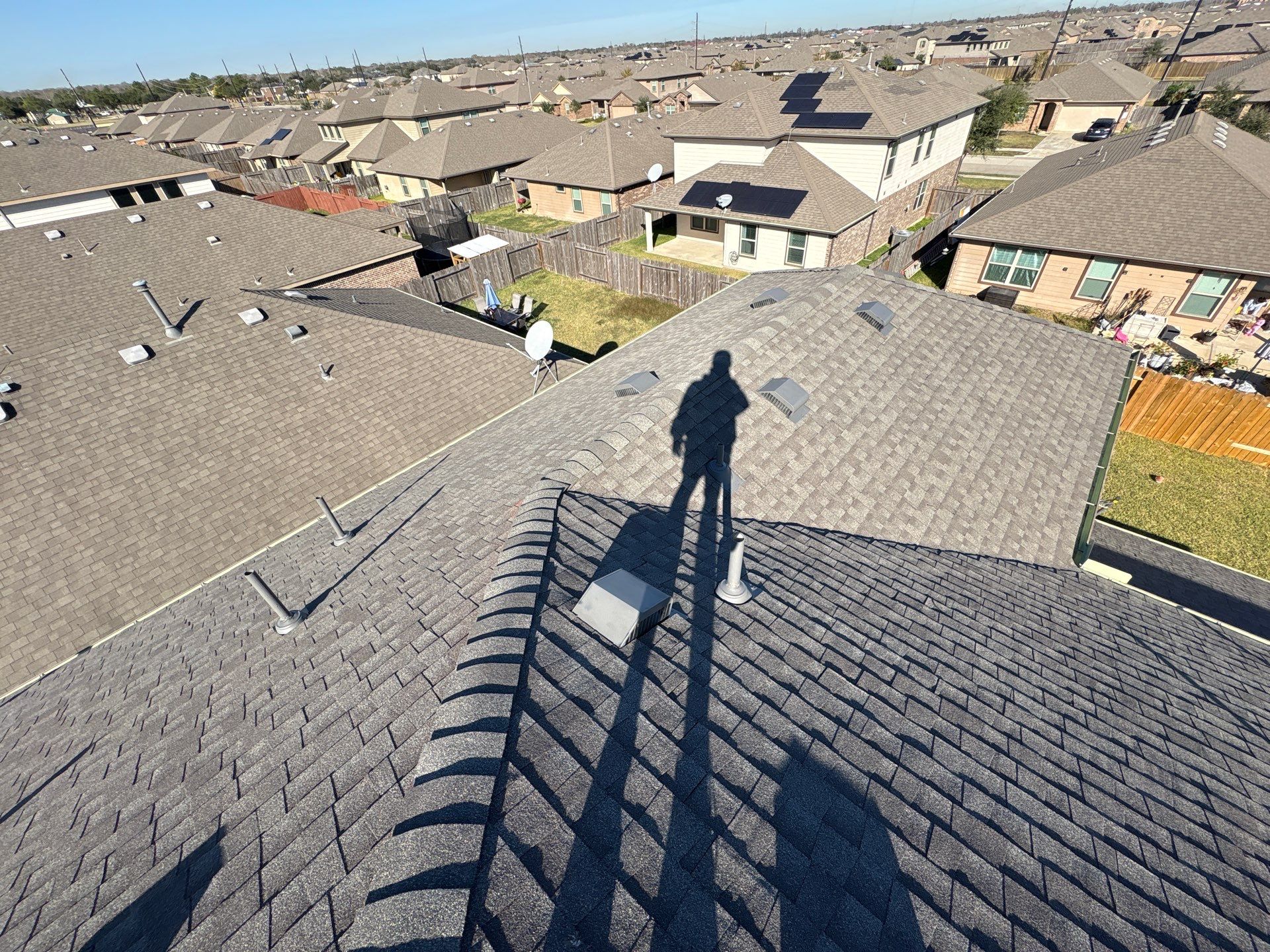 Residential Roof Replacement using GAF NATURAL SHADOW - WEATHERED WOOD by Elite Roofing LLC