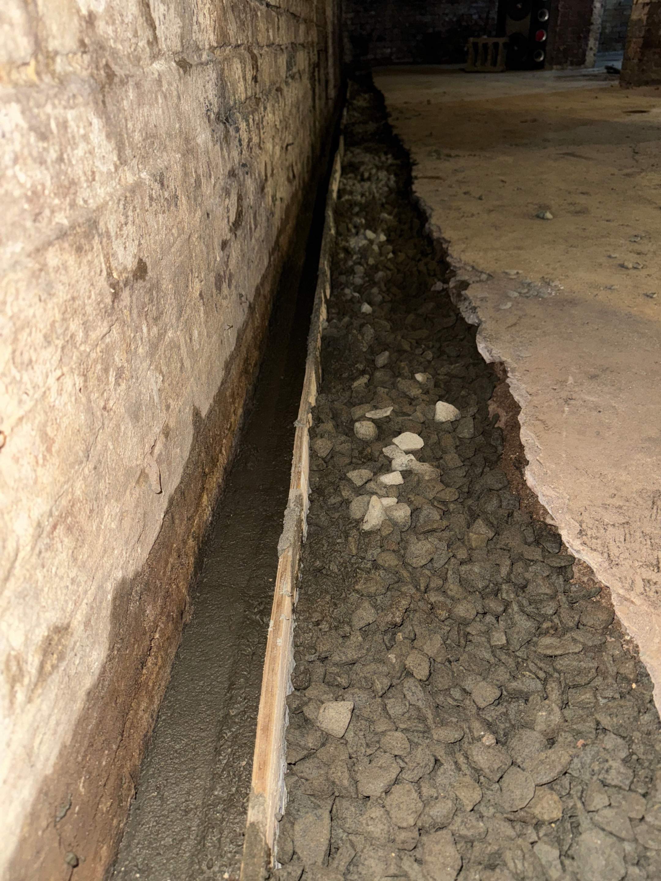 Interior French Drain & Wall Vapor Barrier in Newark, NJ  by Pure Service Pro, LLC 
